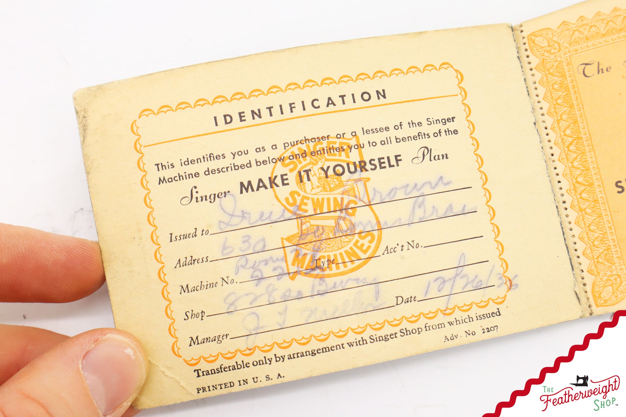 Singer Featherweight 221, AE079*** - Fully Restored in Lagoon