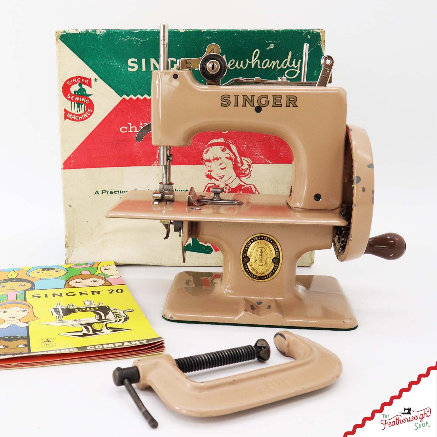 Singer Sewhandy Model 20 - Beige, Complete Set! November 2025