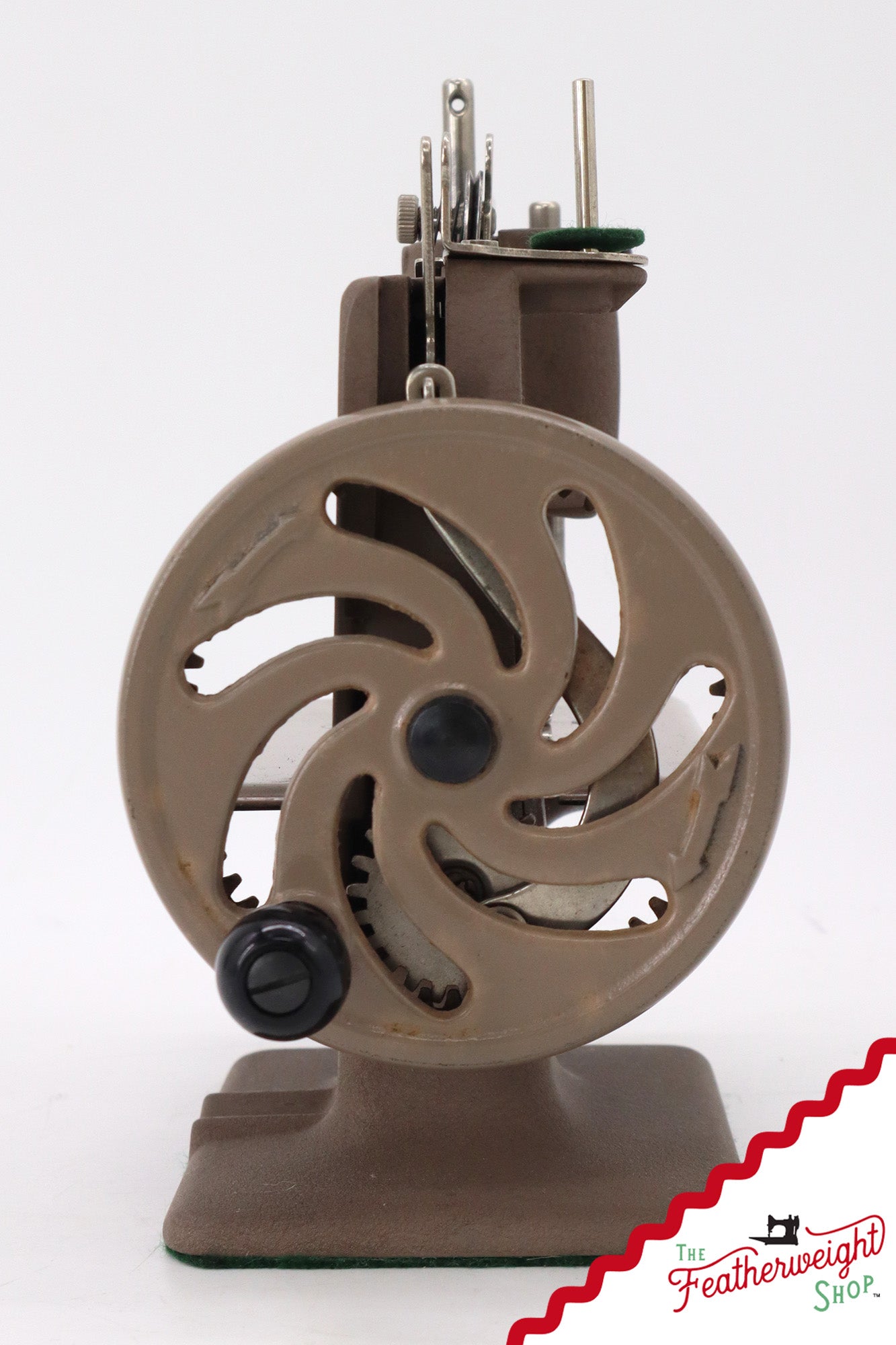 Singer Sewhandy Model 20, Warm Taupe - Made in U.S.A. Decal - July 2025, Faire