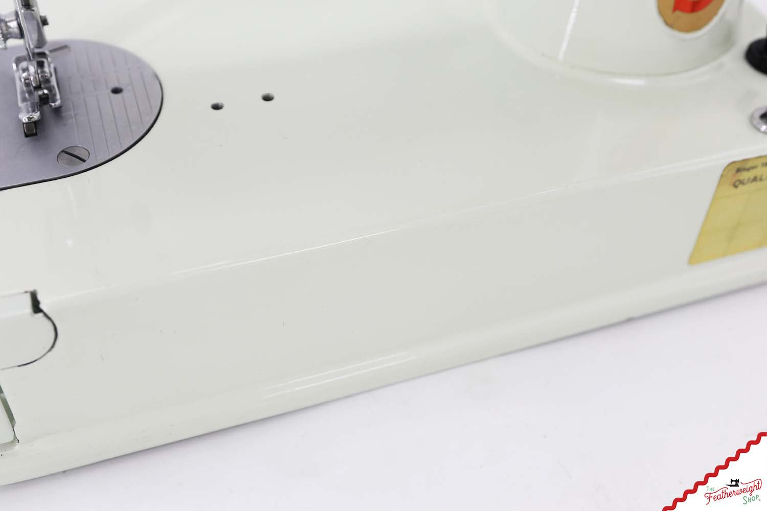 Singer Featherweight 221K Sewing Machine, British WHITE EV9703**