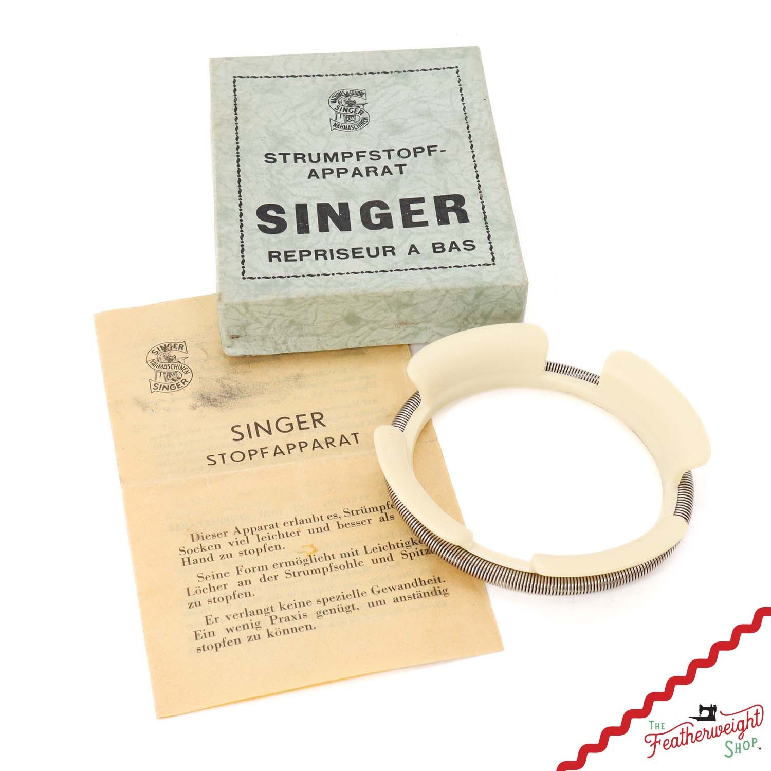 Stocking Darner, European Version - Singer (Vintage Original) RARE