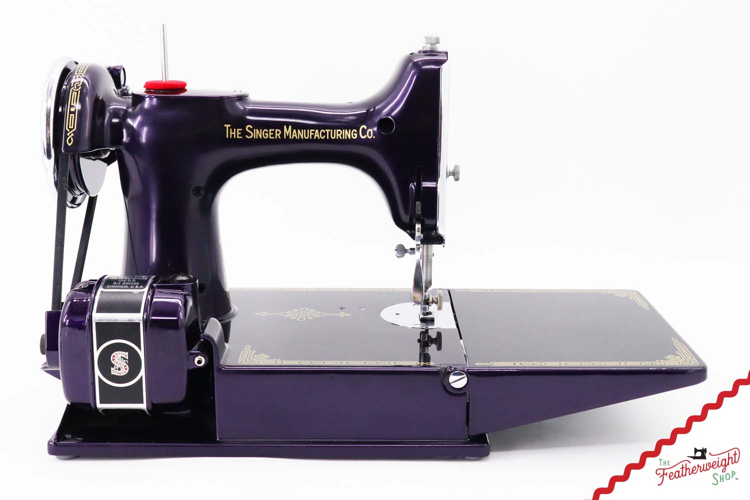 Singer Featherweight 221, AE2147** - Fully Restored in Black Iris