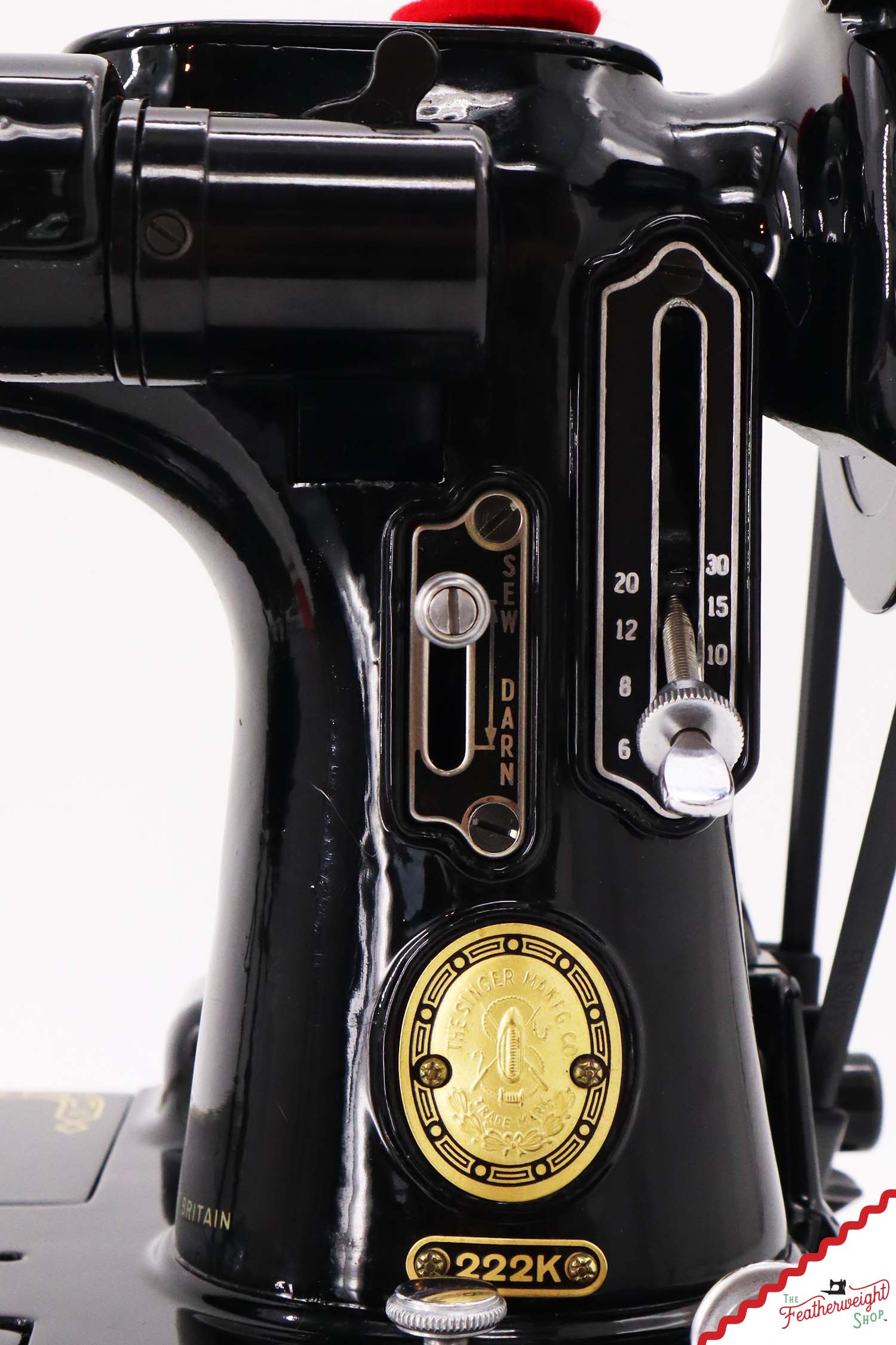 Singer Featherweight 222K Sewing Machine - EM9609**, 1957