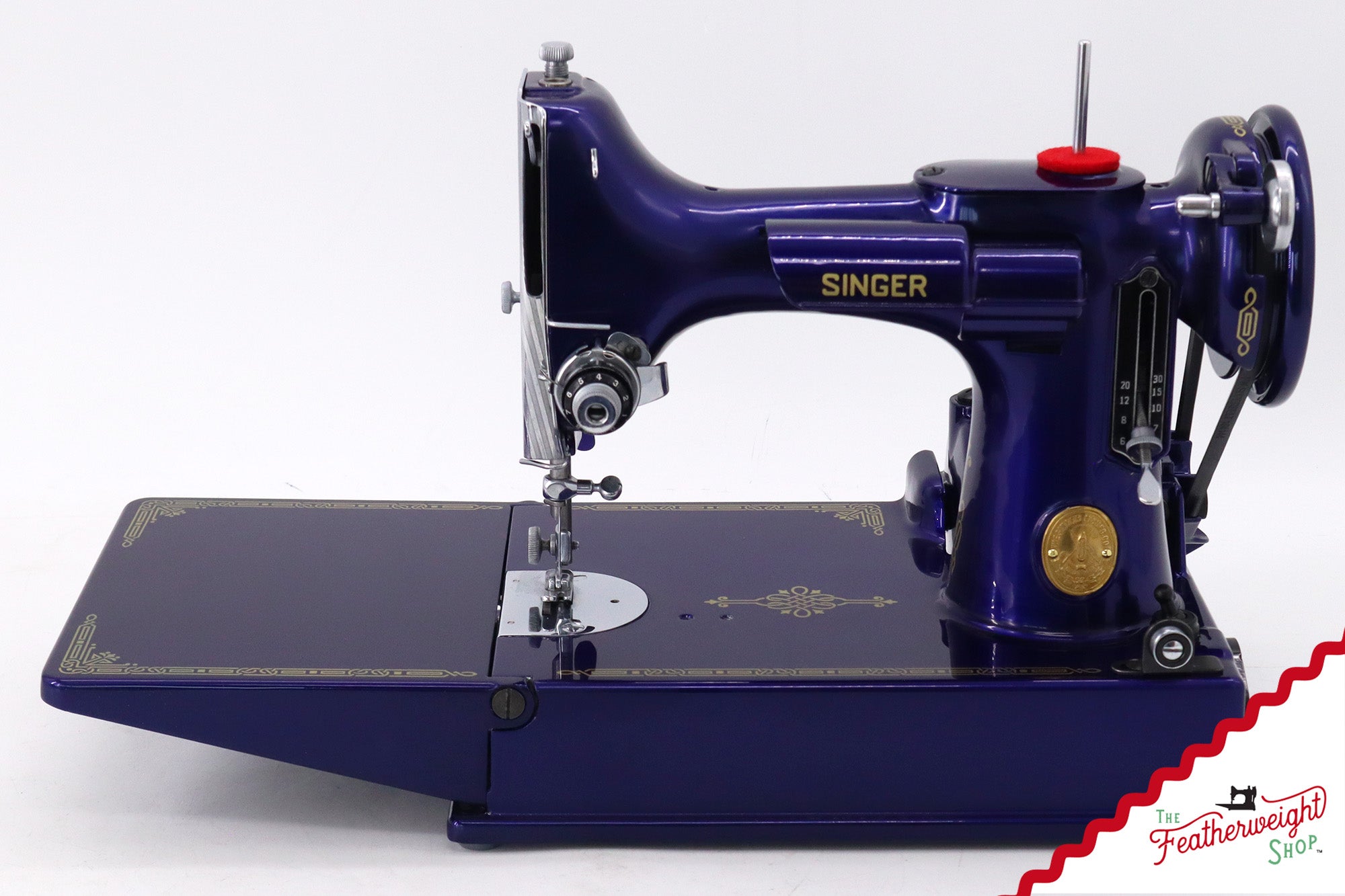 Singer Featherweight 221 AH213*** - Fully Restored in Cobalt Blue