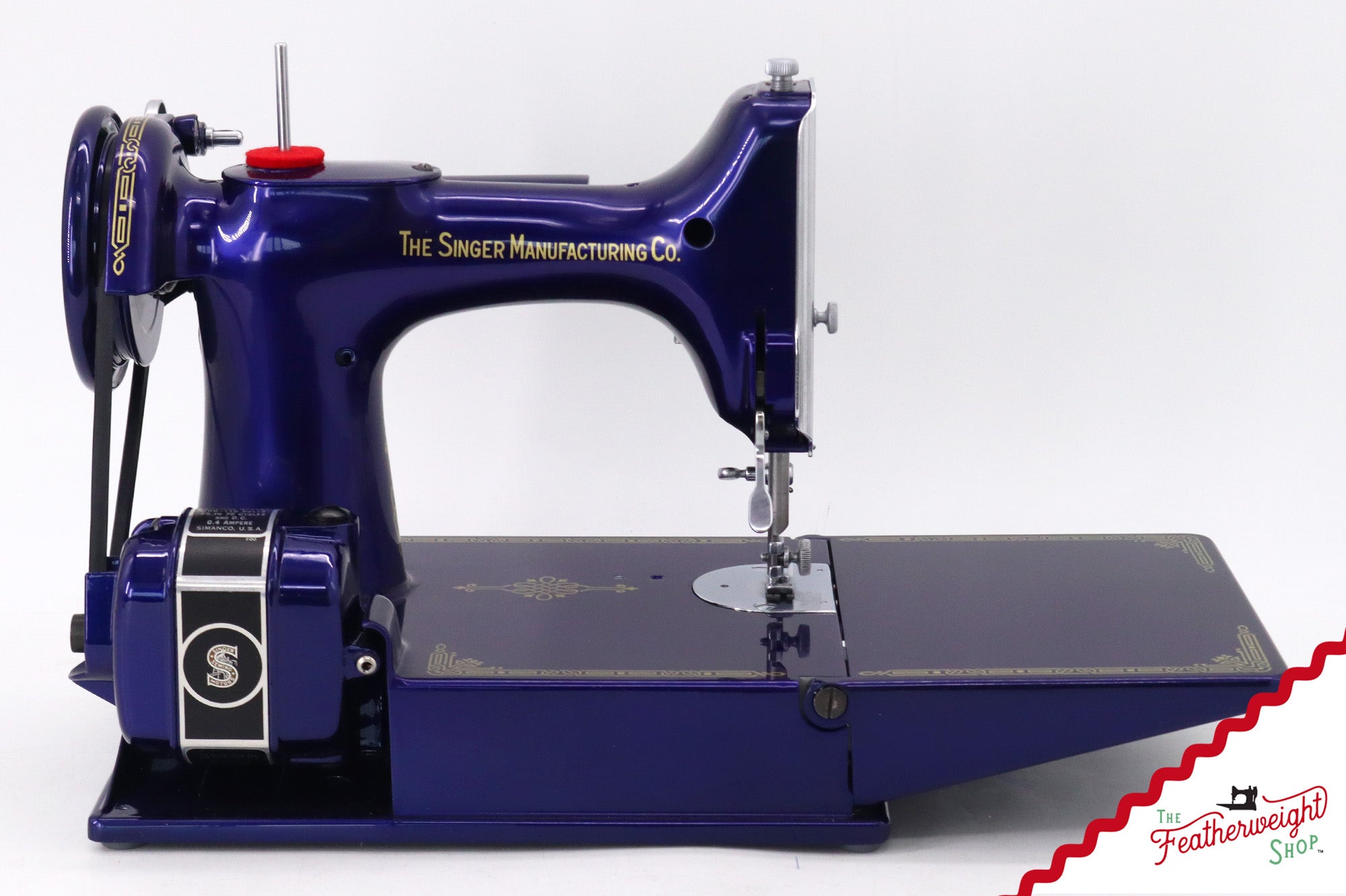 Singer Featherweight 221 AH213*** - Fully Restored in Cobalt Blue