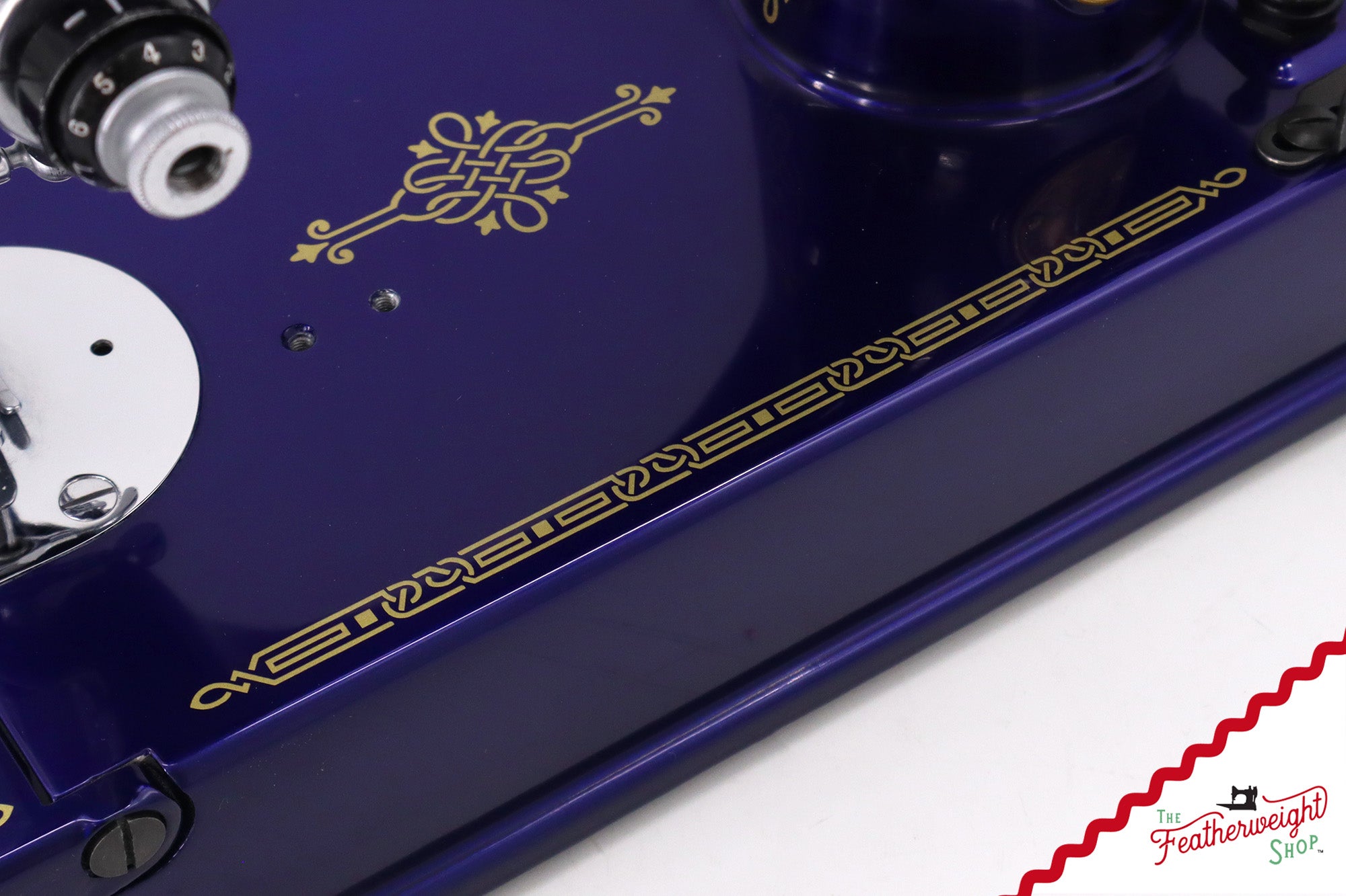 Singer Featherweight 221 AH213*** - Fully Restored in Cobalt Blue