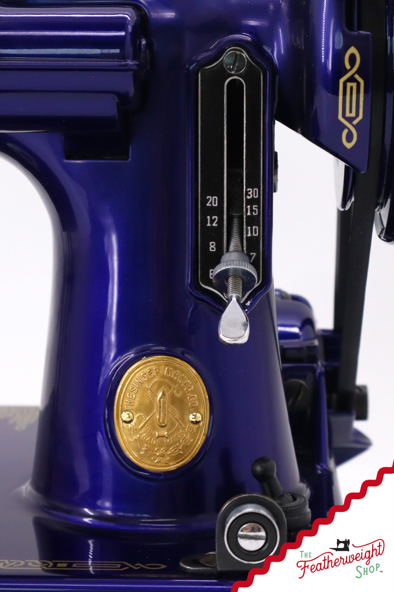 Singer Featherweight 221 AH213*** - Fully Restored in Cobalt Blue