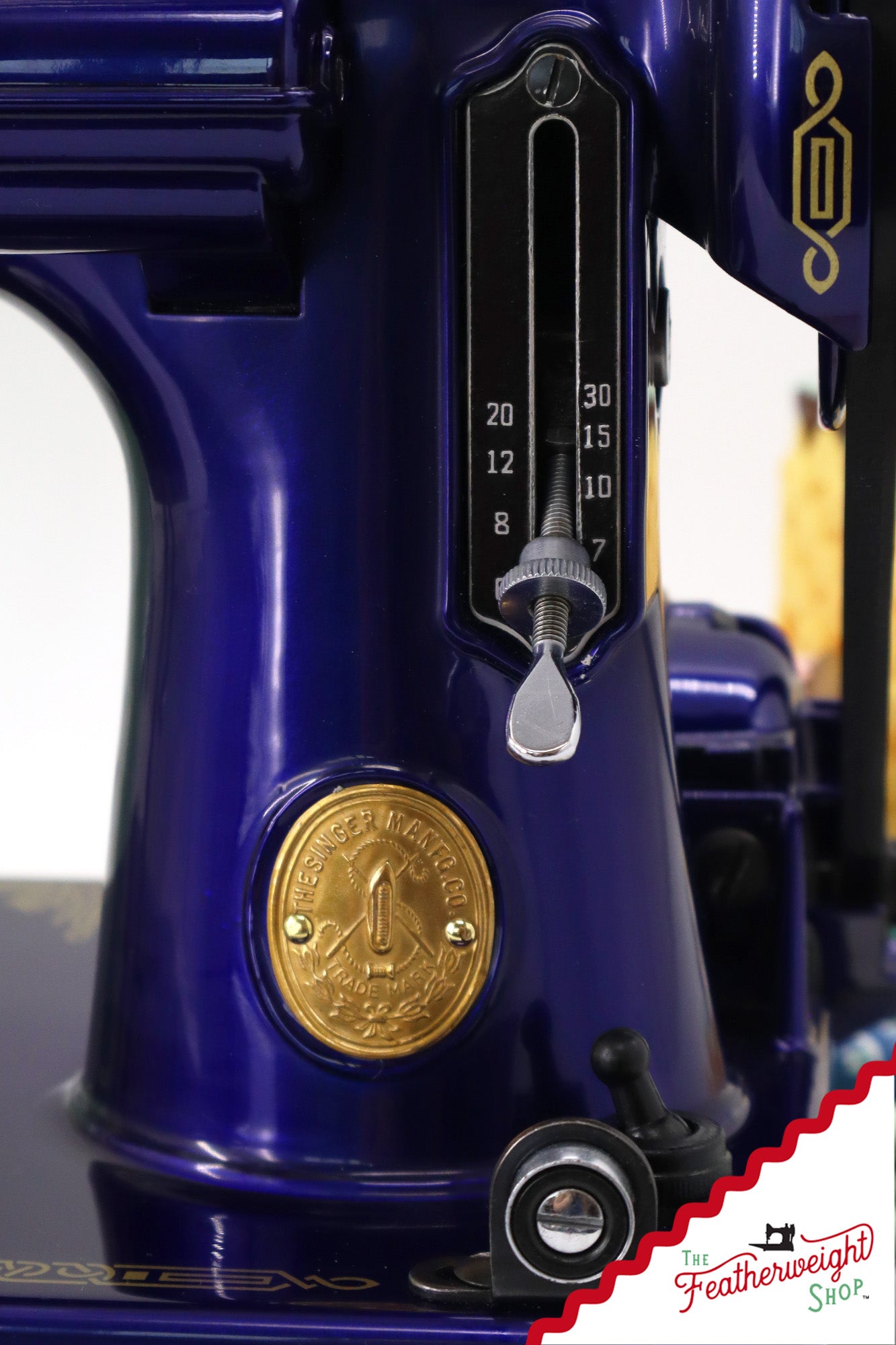 Singer Featherweight 221 AH213*** - Fully Restored in Cobalt Blue