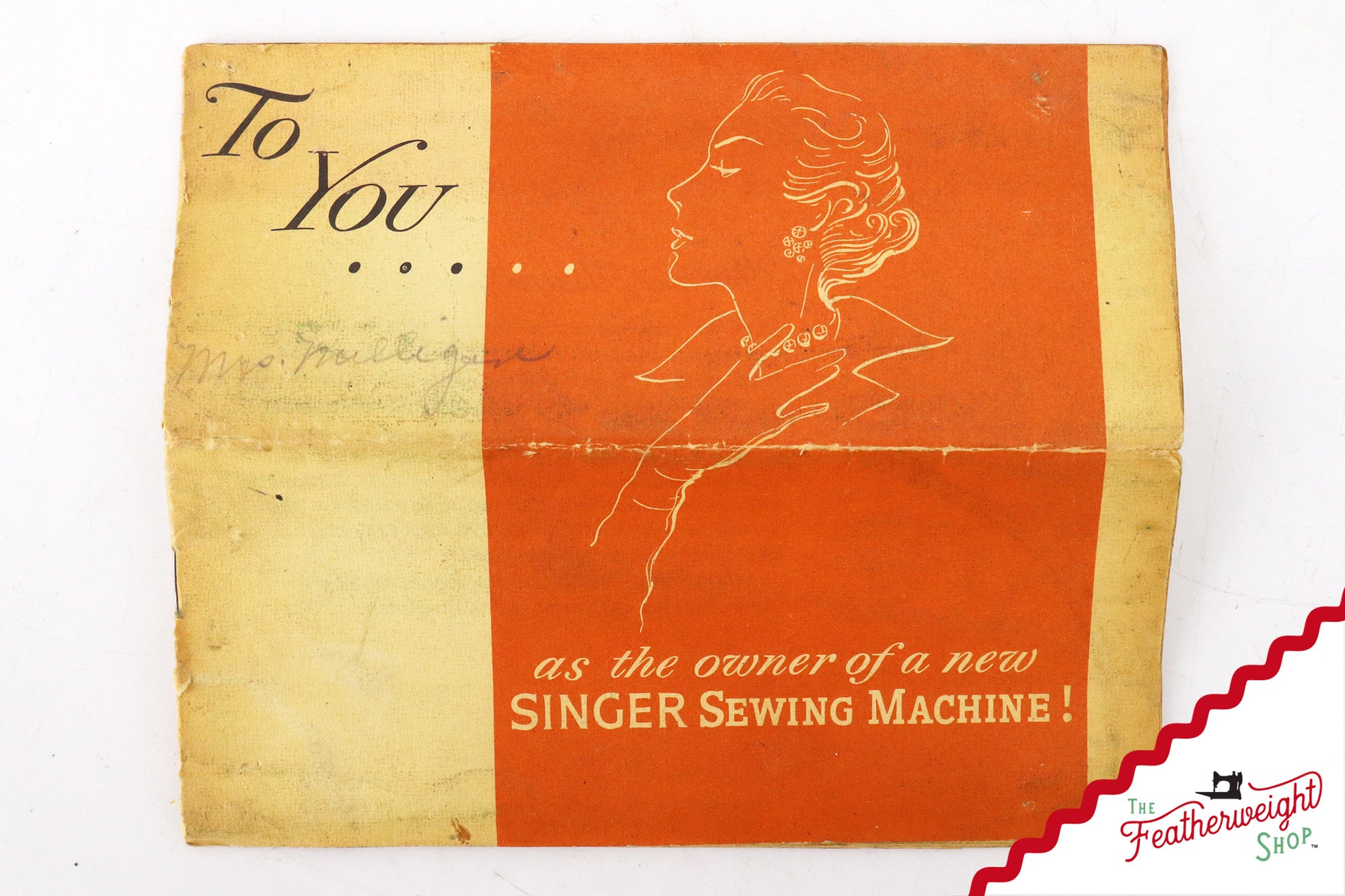 Singer Featherweight 221 Sewing Machine, Centennial: AK5851**