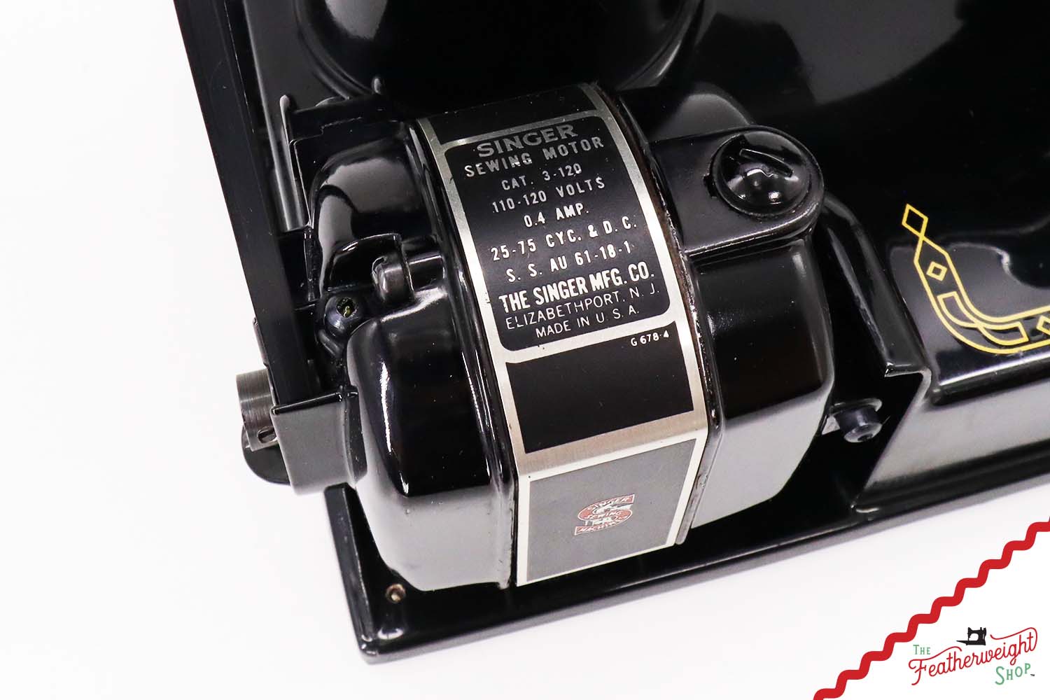 Singer Featherweight 221 Sewing Machine, AL697*** - 1954