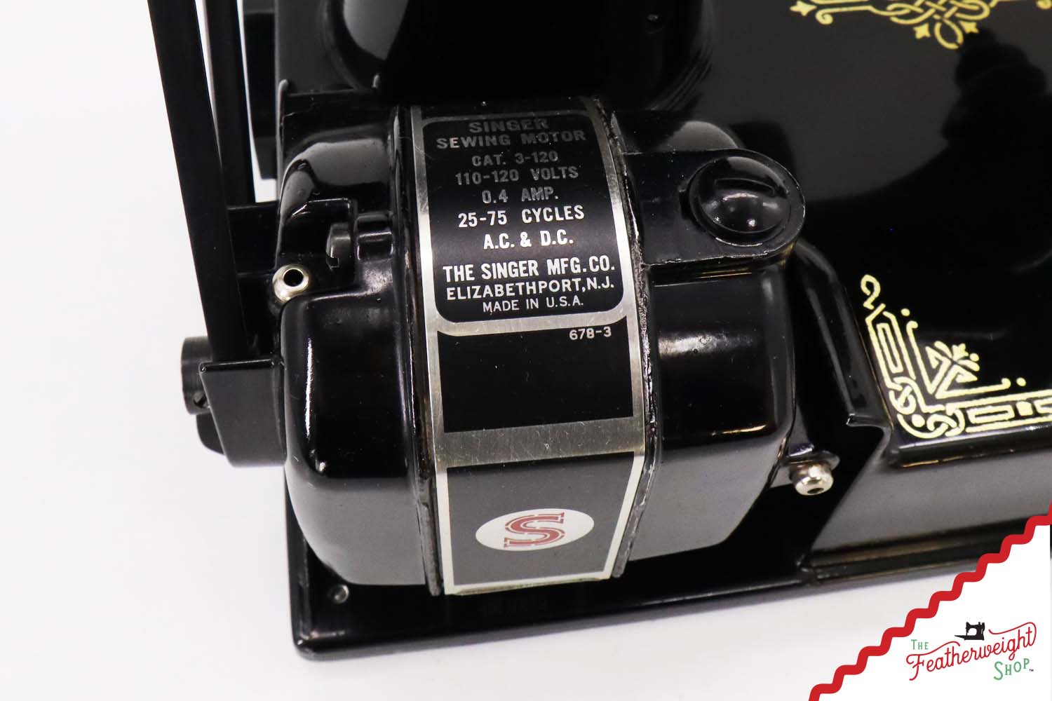 Singer Featherweight 221 Sewing Machine, AJ1393** - 1949