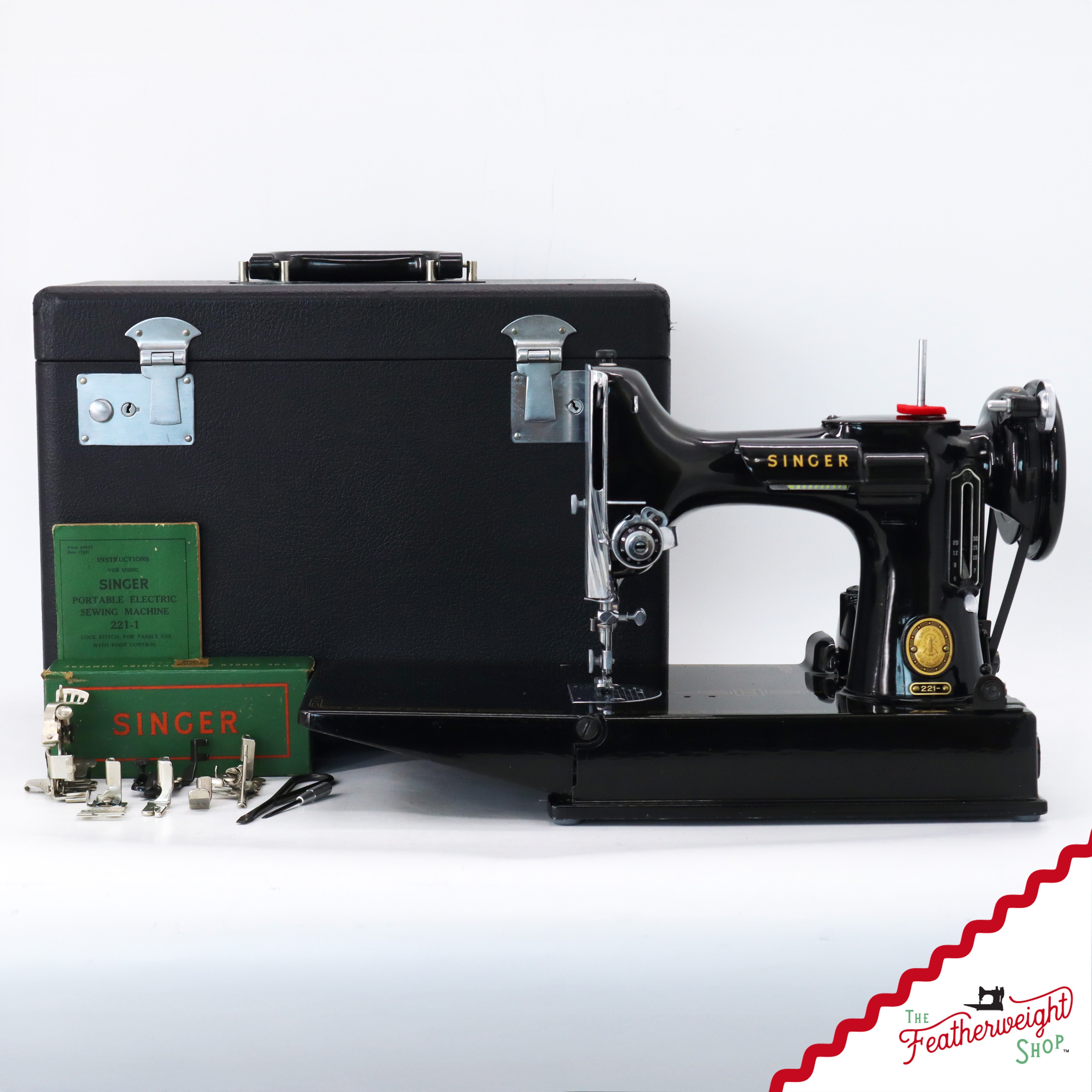 Singer Featherweight 221 Sewing Machine, AL701*** - 1954