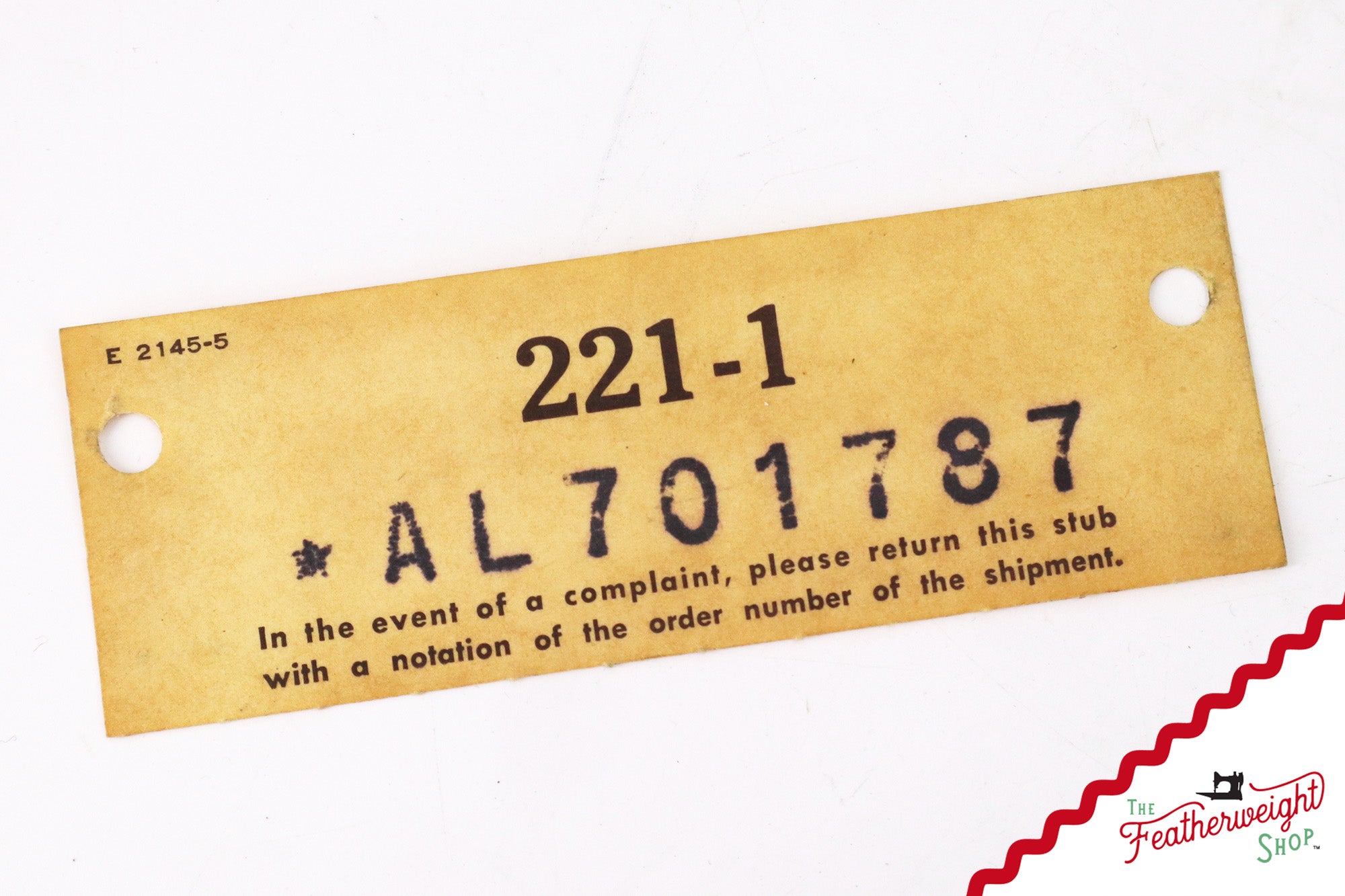 Singer Featherweight 221 Sewing Machine, AL701*** - 1954