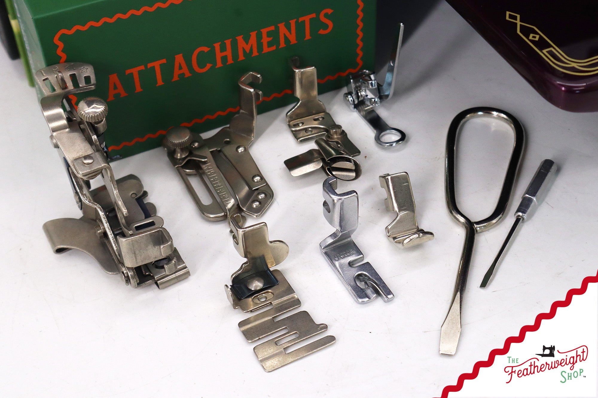 Singer Featherweight 222K - EL1842** - Fully Restored in Star Garnet