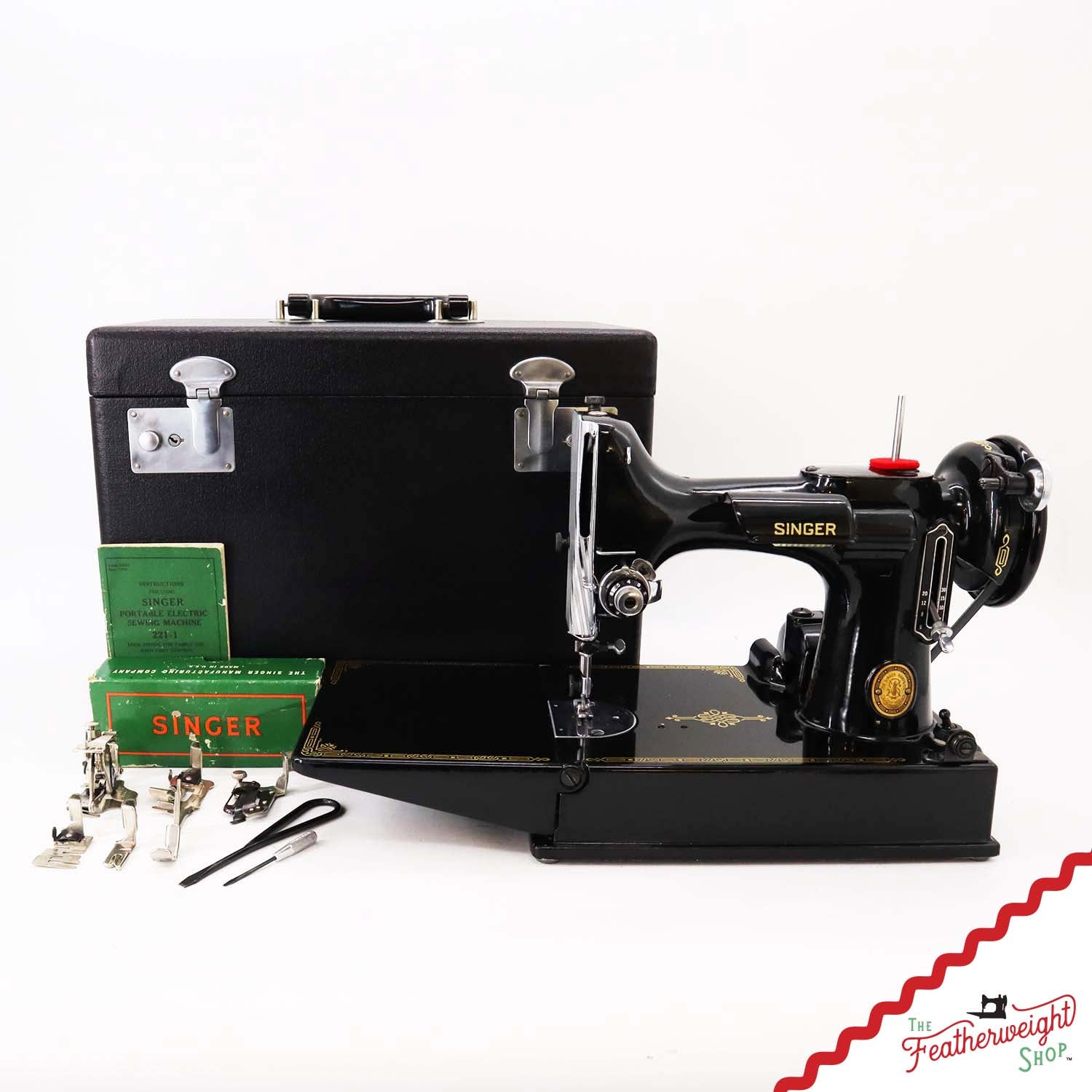 Singer Featherweight 221 Sewing Machine, AK749*** - 1952