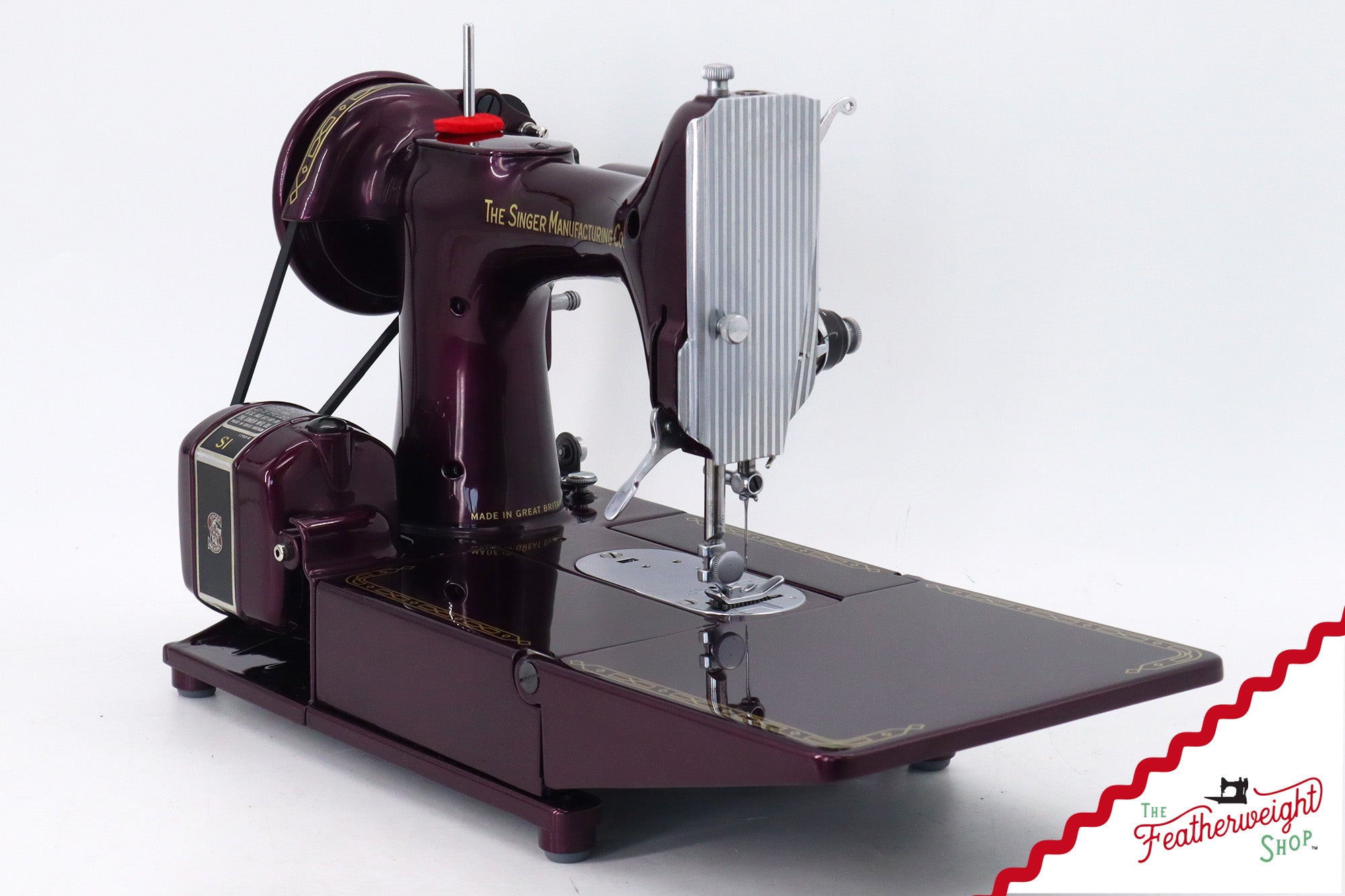 Singer Featherweight 222K - EL1842** - Fully Restored in Star Garnet