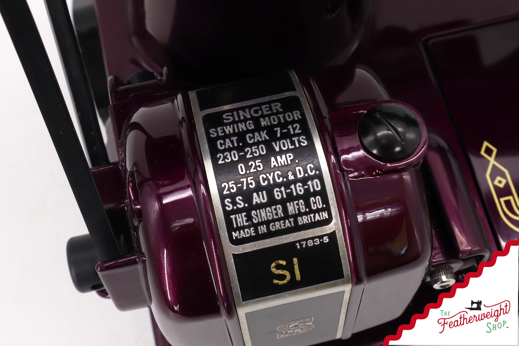 Singer Featherweight 222K - EL1842** - Fully Restored in Star Garnet