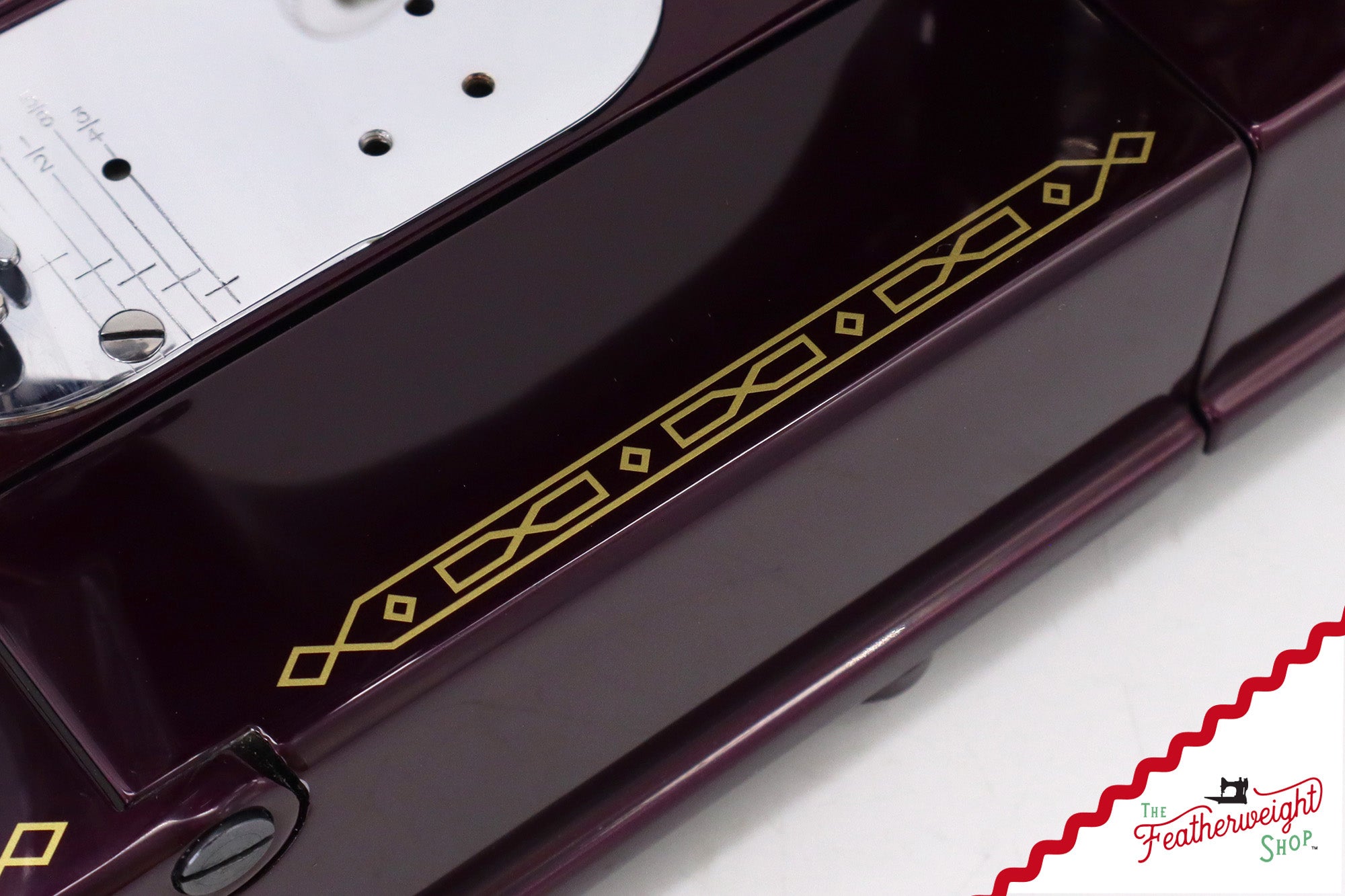 Singer Featherweight 222K - EL1842** - Fully Restored in Star Garnet