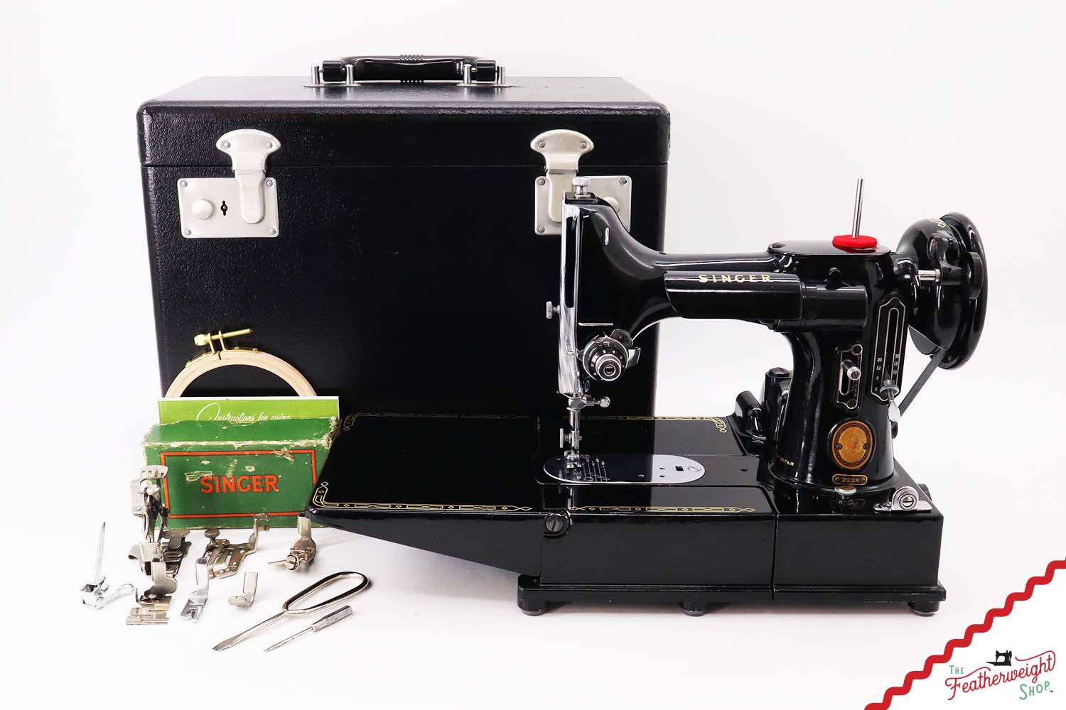 Singer Featherweight 222K Sewing Machine - EM6023**, 1957