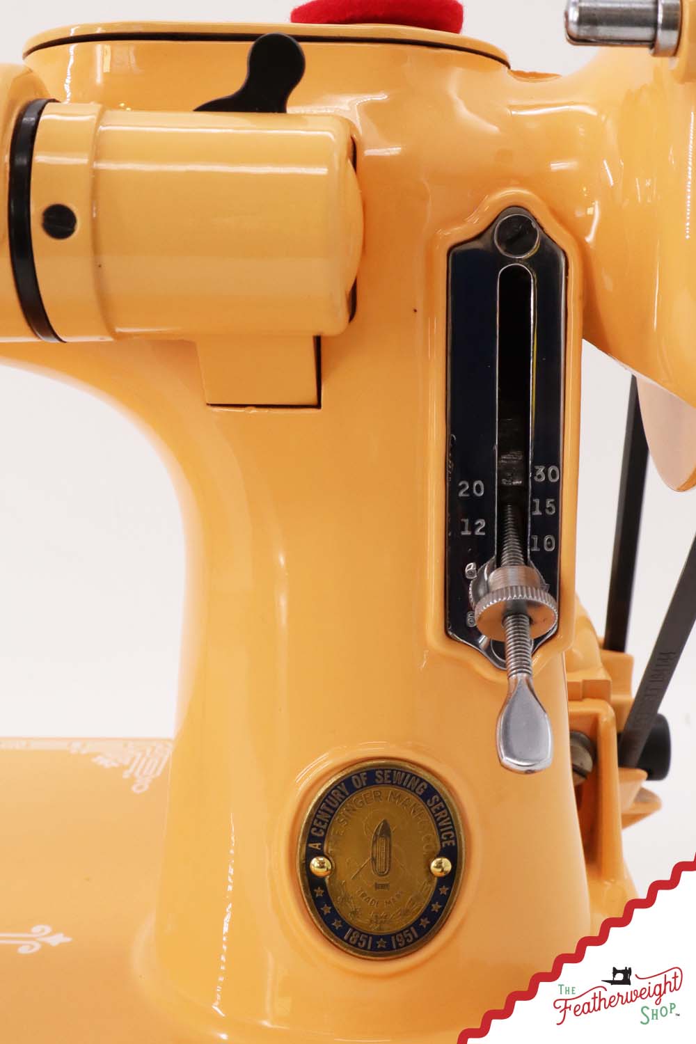 Singer Featherweight 221K, Centennial - EG353*** - Fully Restored in Dreamsicle