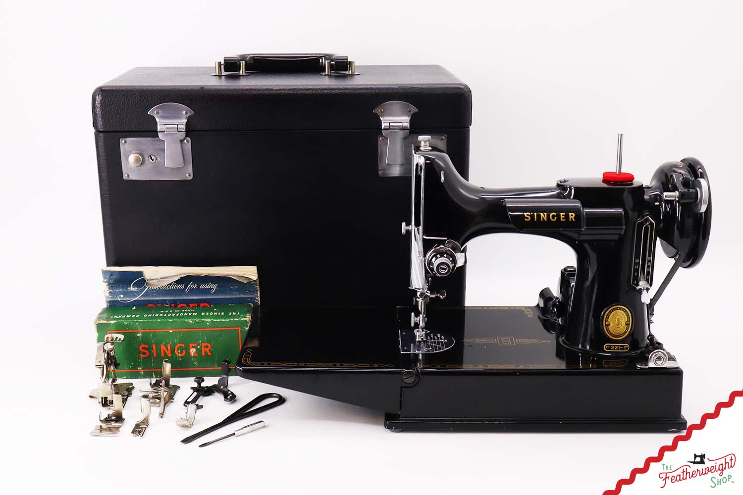 Singer Featherweight 221 Sewing Machine, AM369*** - 1956