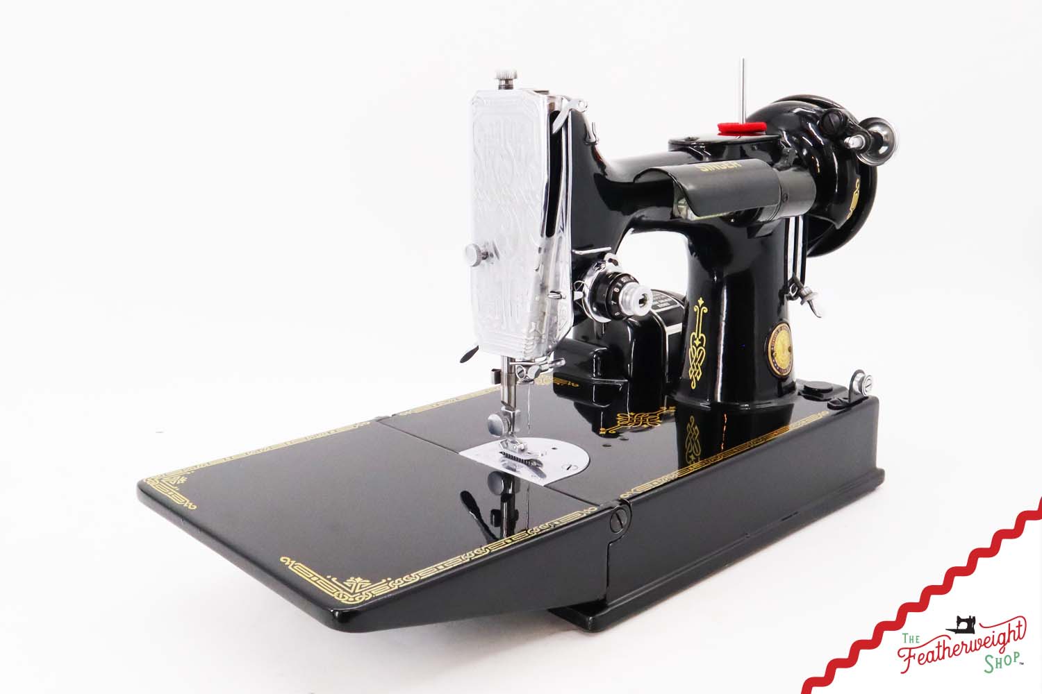 Singer Featherweight 221K Centennial, EG306***, RARE Great Britain Decal