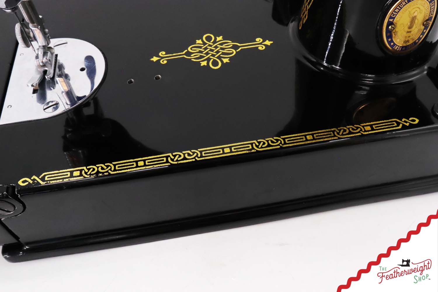 Singer Featherweight 221K Centennial, EG306***, RARE Great Britain Decal