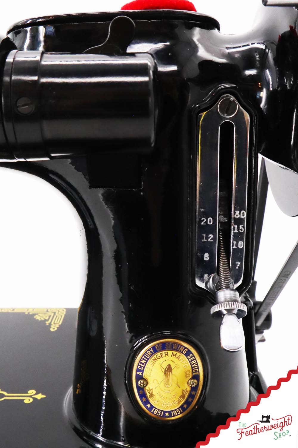 Singer Featherweight 221K Centennial, EG306***, RARE Great Britain Decal