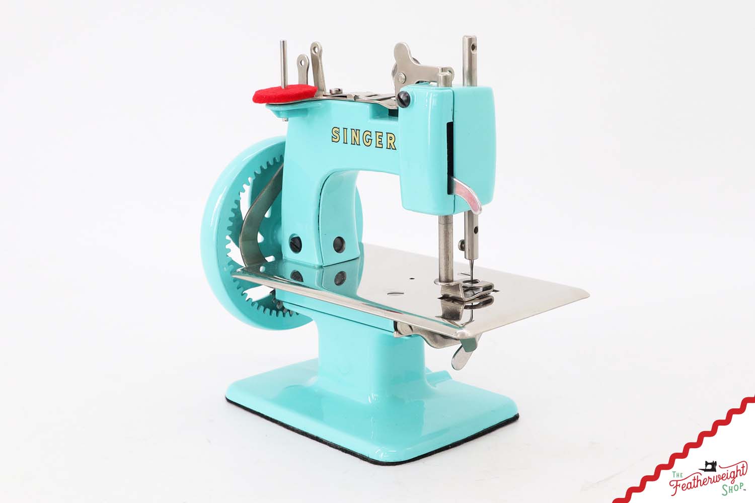 Singer Sewhandy Model 20 - Fully Restored in Tiffany Blue - Holiday Faire 2025