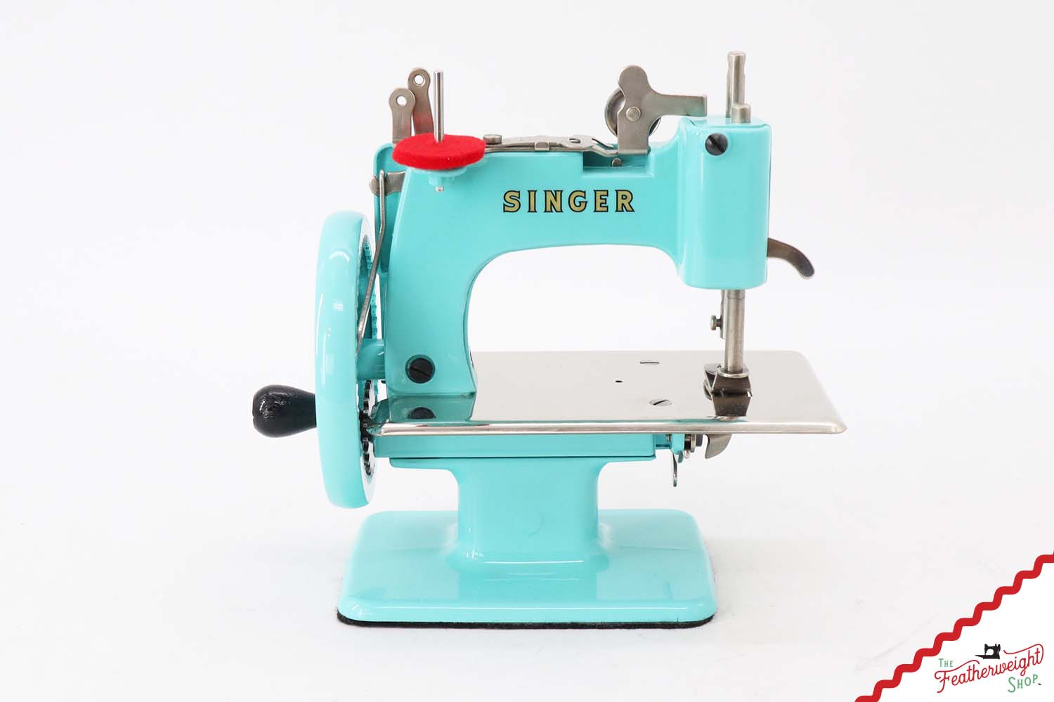 Singer Sewhandy Model 20 - Fully Restored in Tiffany Blue - Holiday Faire 2025