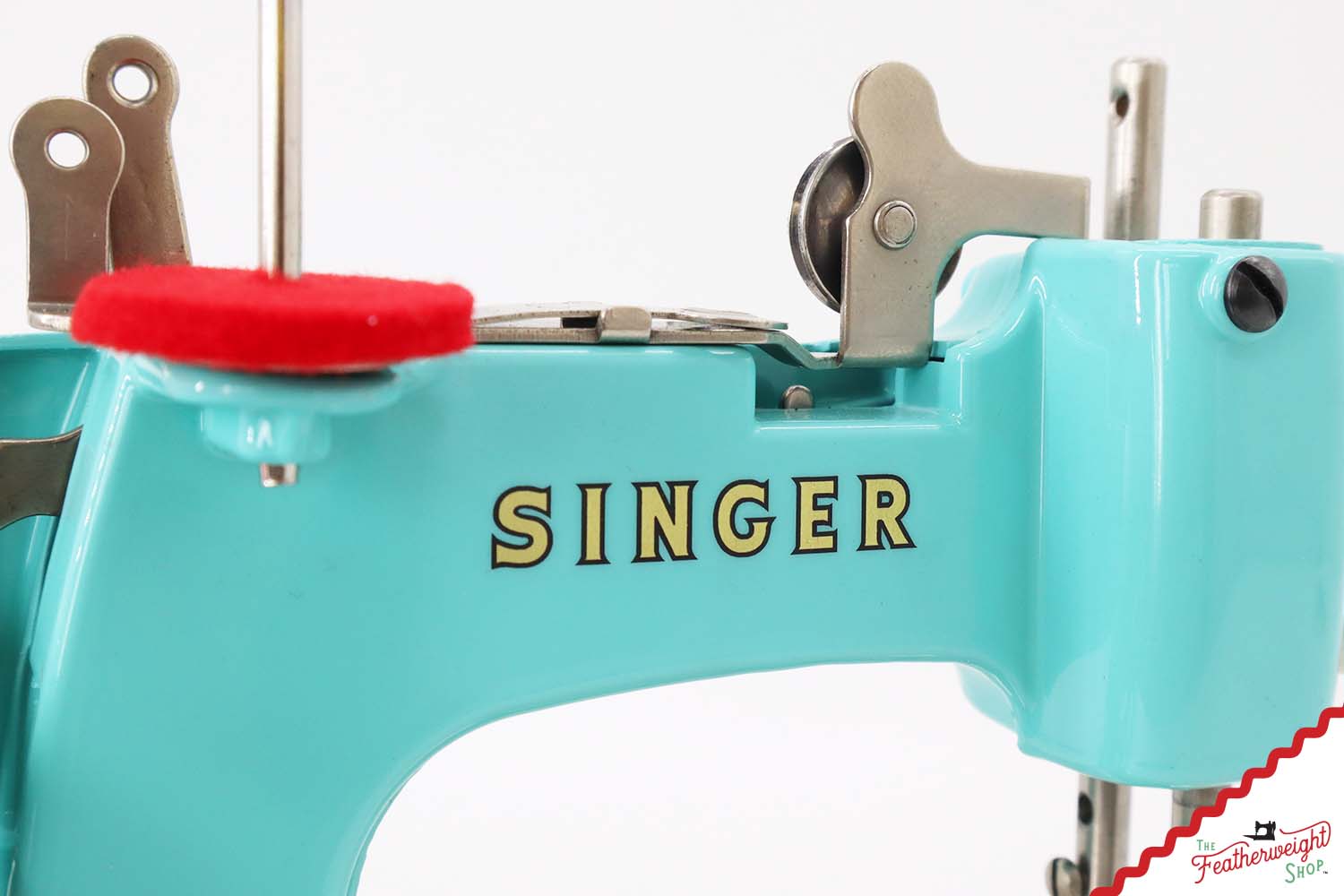 Singer Sewhandy Model 20 - Fully Restored in Tiffany Blue - Holiday Faire 2025