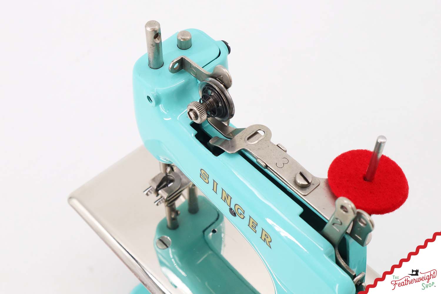 Singer Sewhandy Model 20 - Fully Restored in Tiffany Blue - Holiday Faire 2025
