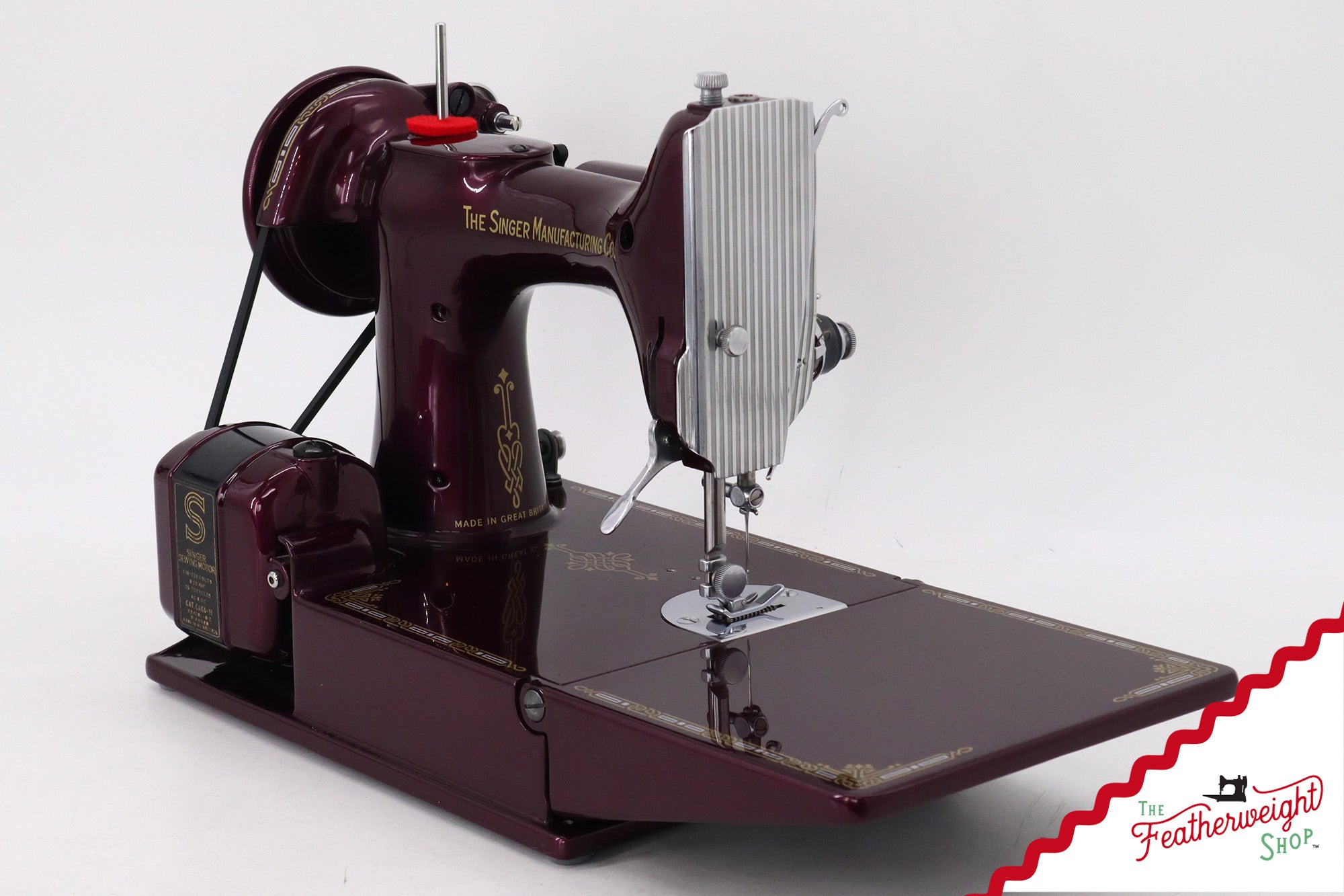 Singer Featherweight Swedish 221K EH236*** - Fully Restored in Star Garnet