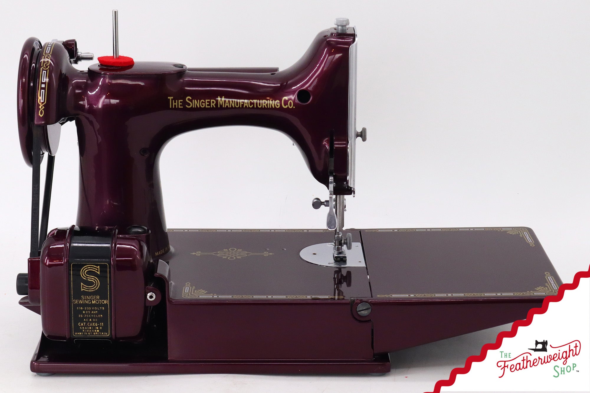 Singer Featherweight Swedish 221K EH236*** - Fully Restored in Star Garnet