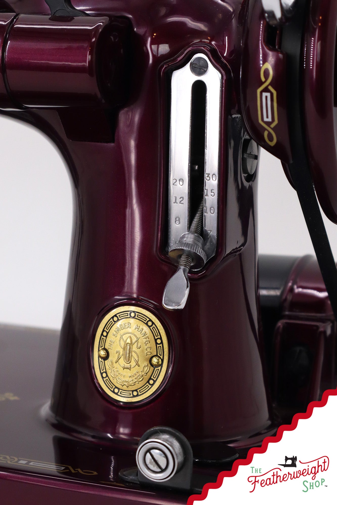 Singer Featherweight Swedish 221K EH236*** - Fully Restored in Star Garnet