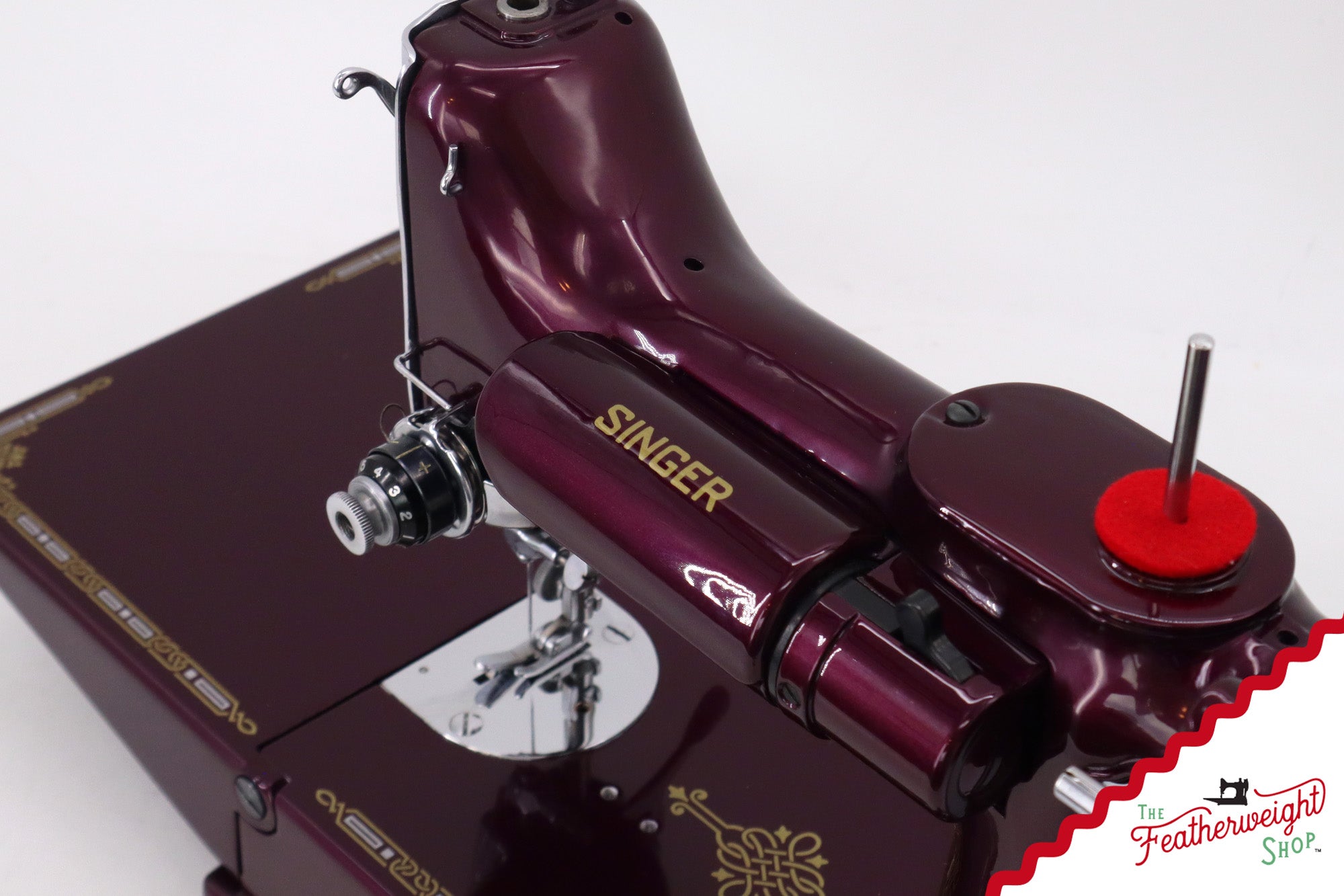 Singer Featherweight Swedish 221K EH236*** - Fully Restored in Star Garnet