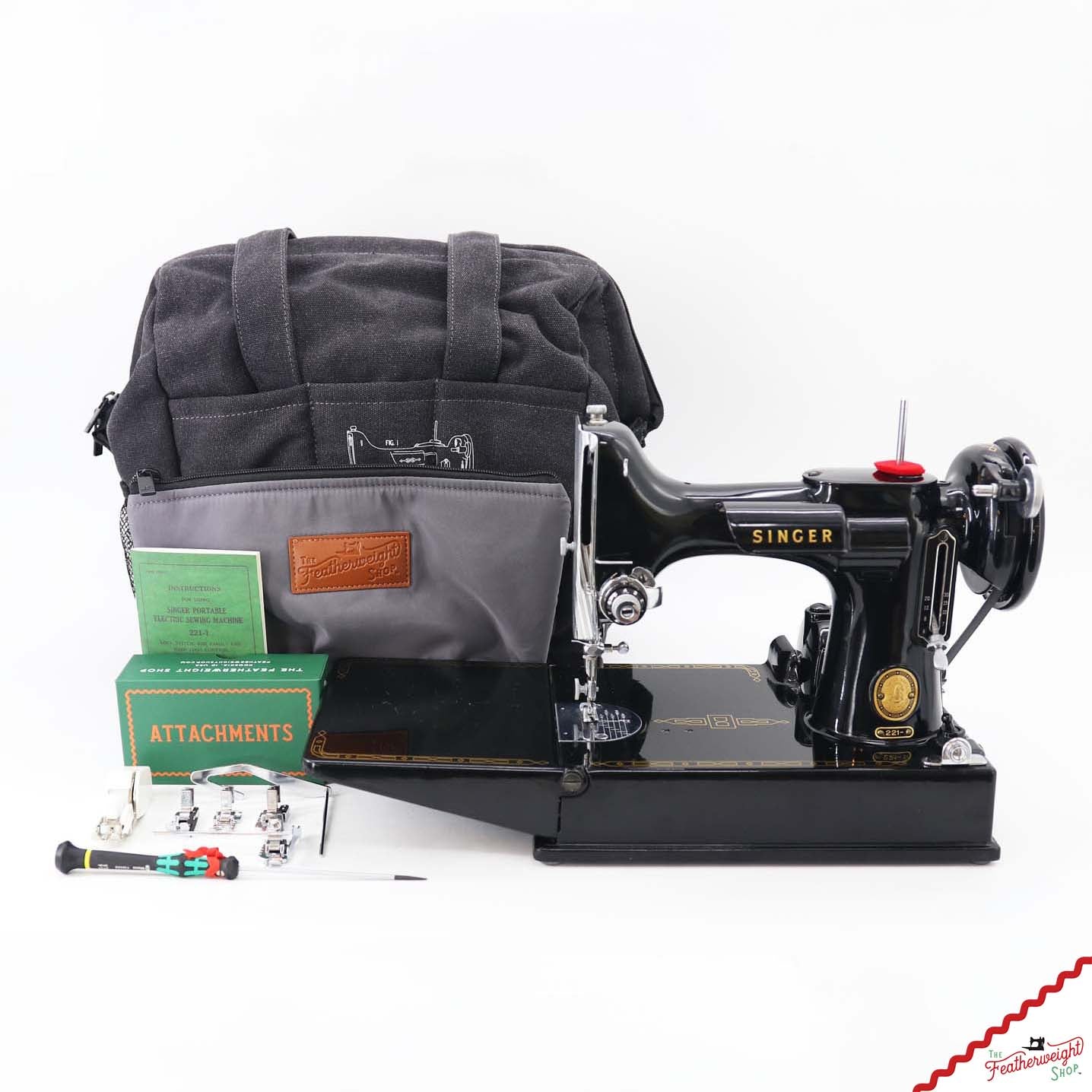Singer Featherweight 221 Sewing Machine, AM381*** - Quilter's Special!