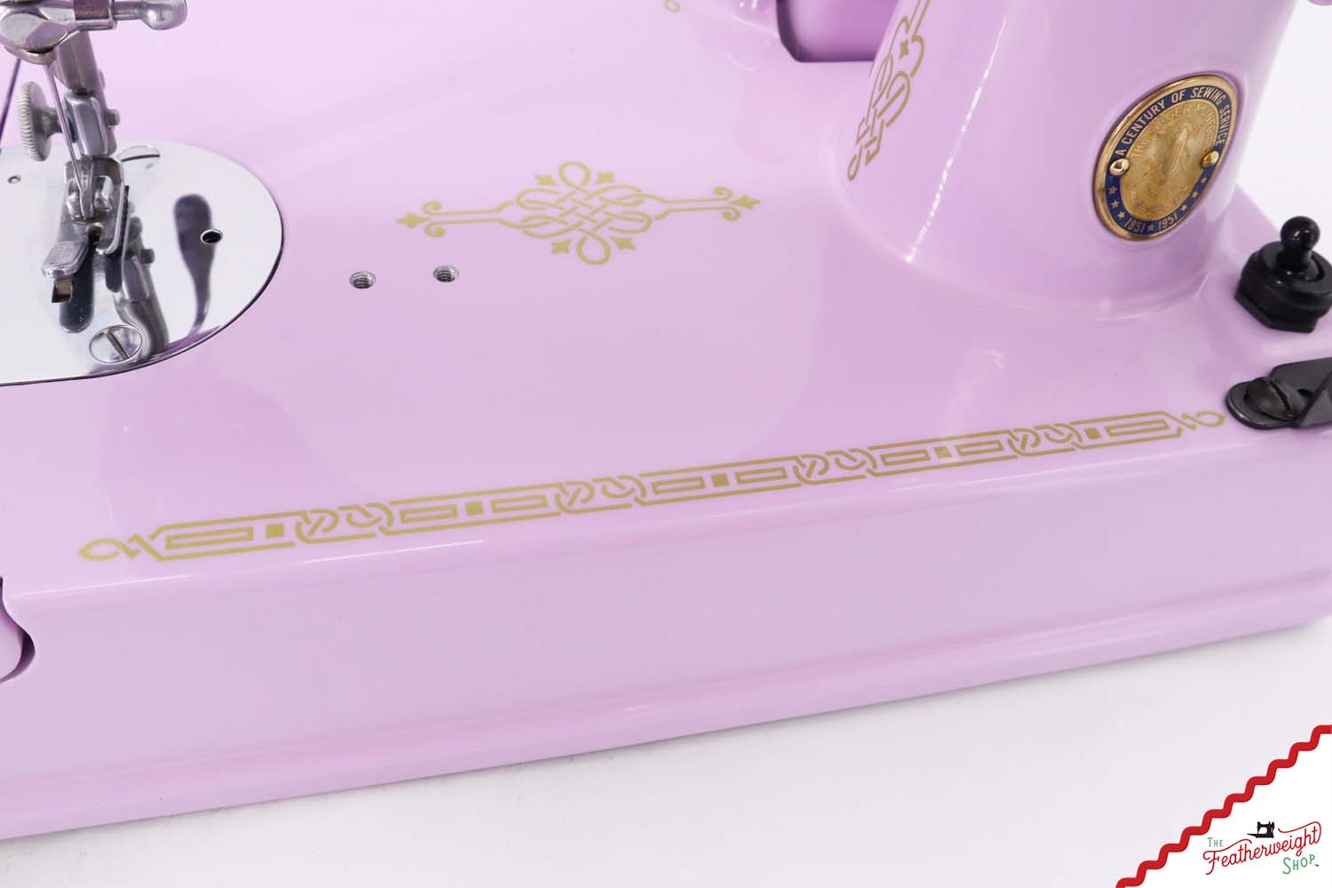 Singer Featherweight 221, Centennial - AJ890*** - Fully Restored in Wisteria