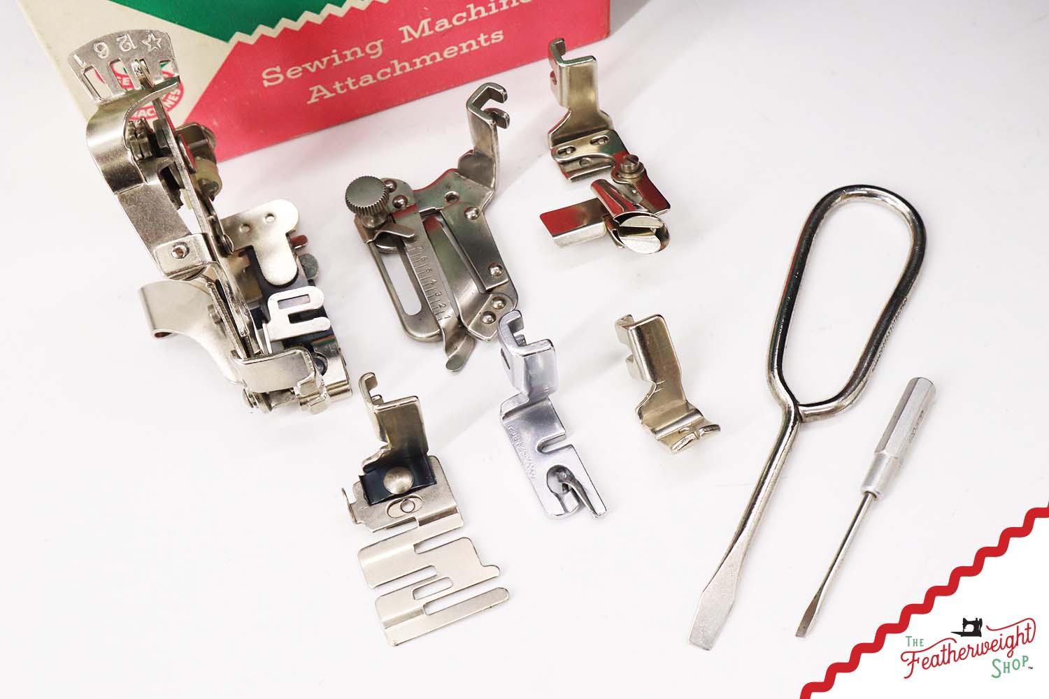 Singer Featherweight 221K Sewing Machine, RED "S" - ES1731**