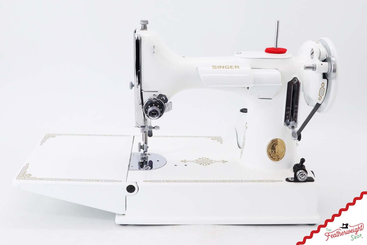 Singer Featherweight 221K - EE45284* - Fully Restored in White