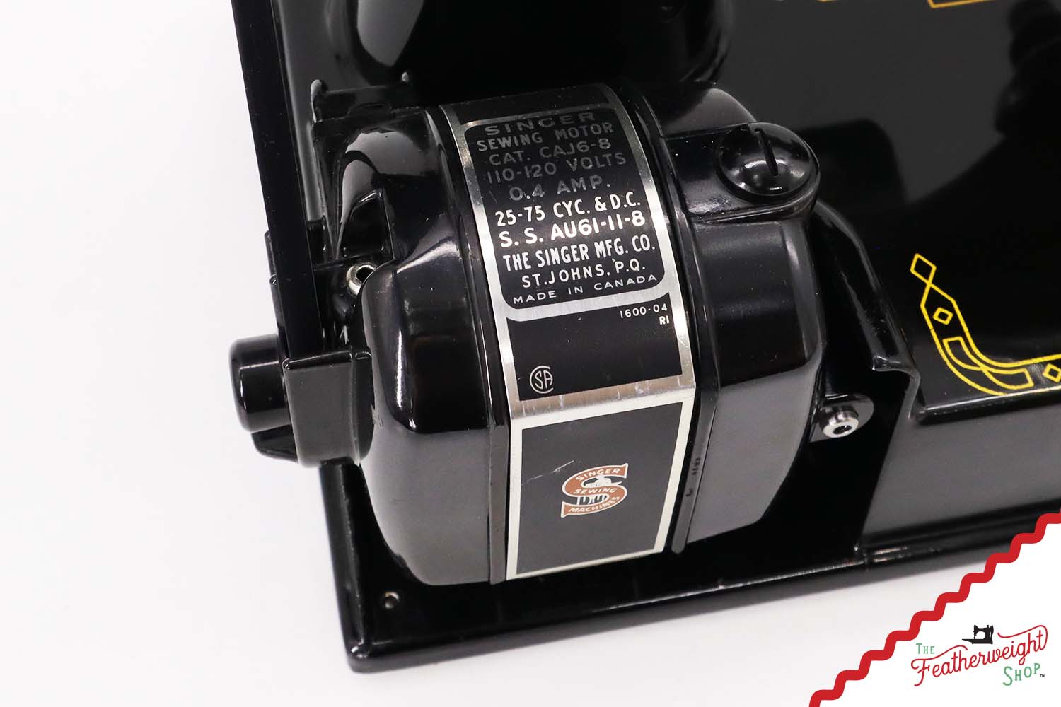 Singer Featherweight 221K Sewing Machine, RED "S" - ES1731**