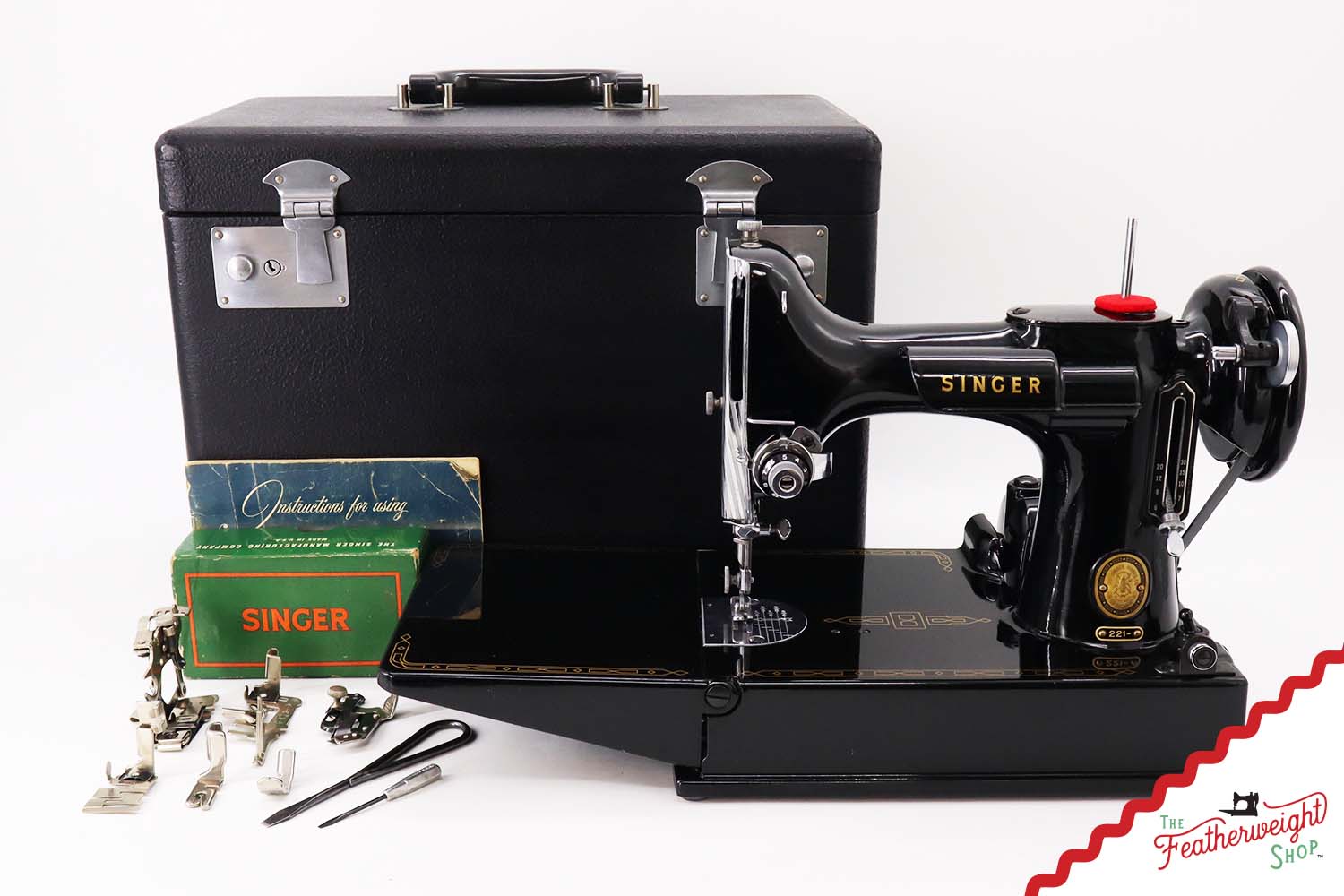 Singer Featherweight 221 Sewing Machine, AL700*** - 1954