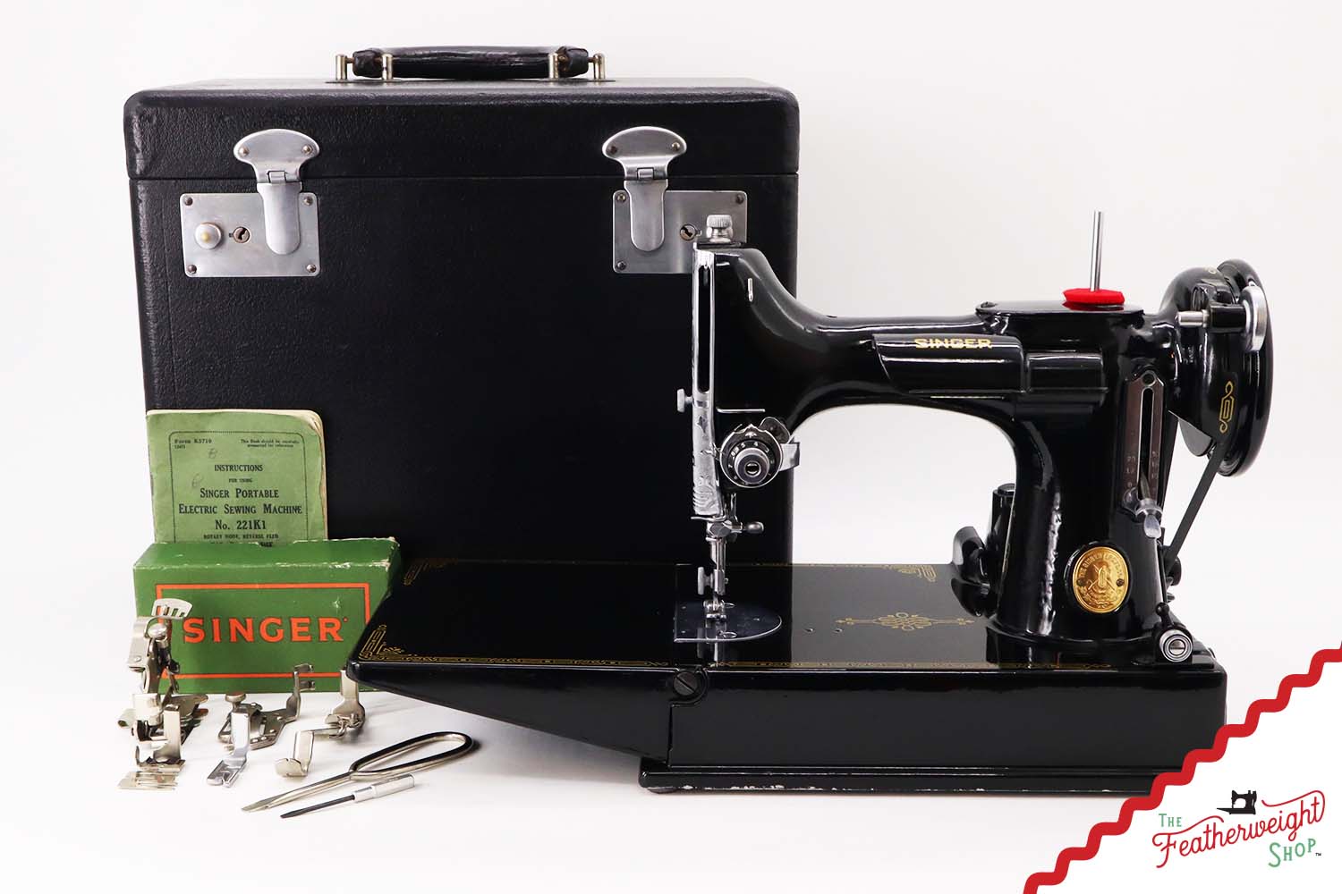 Featherweight 221K Sewing Machine, EF156*** - 1949