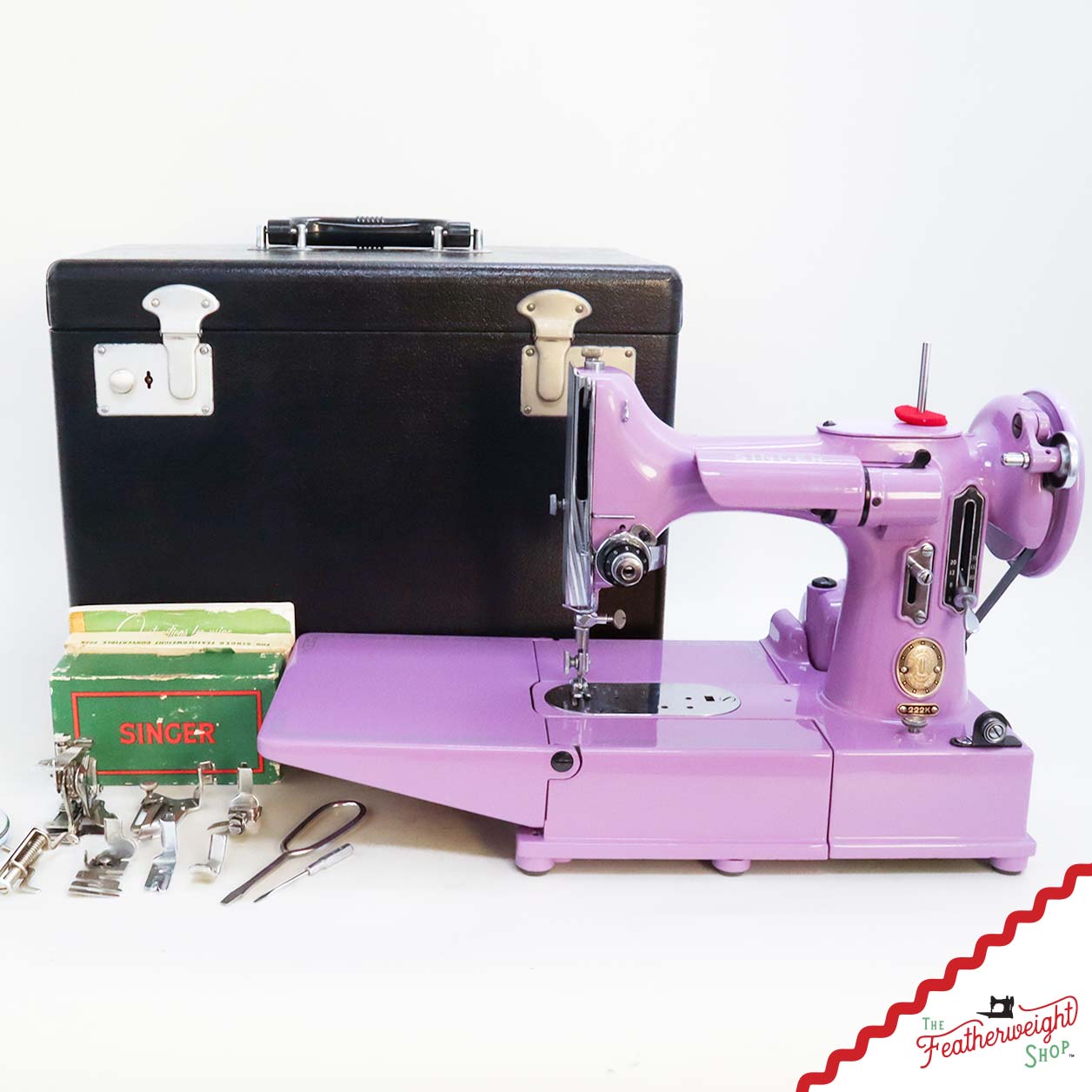 Singer Featherweight 222K - EJ908*** - Fully Restored in Lilac