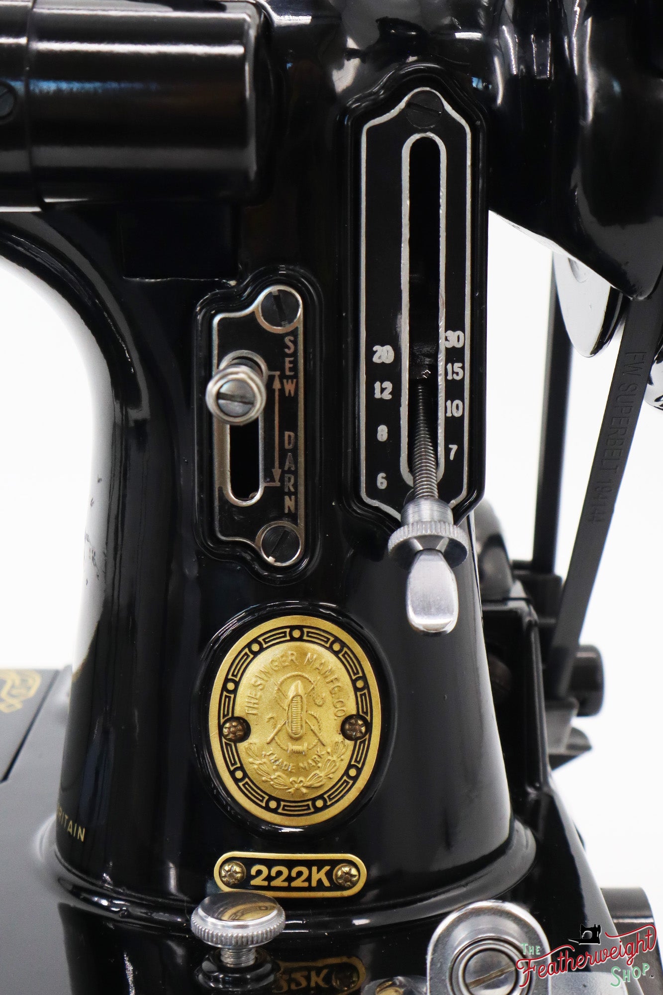 Singer Featherweight 222K Sewing Machine - EM9587**, 1957