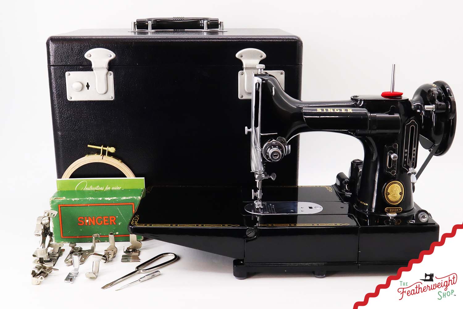 Singer Featherweight 222K Sewing Machine - EL6823**, 1956