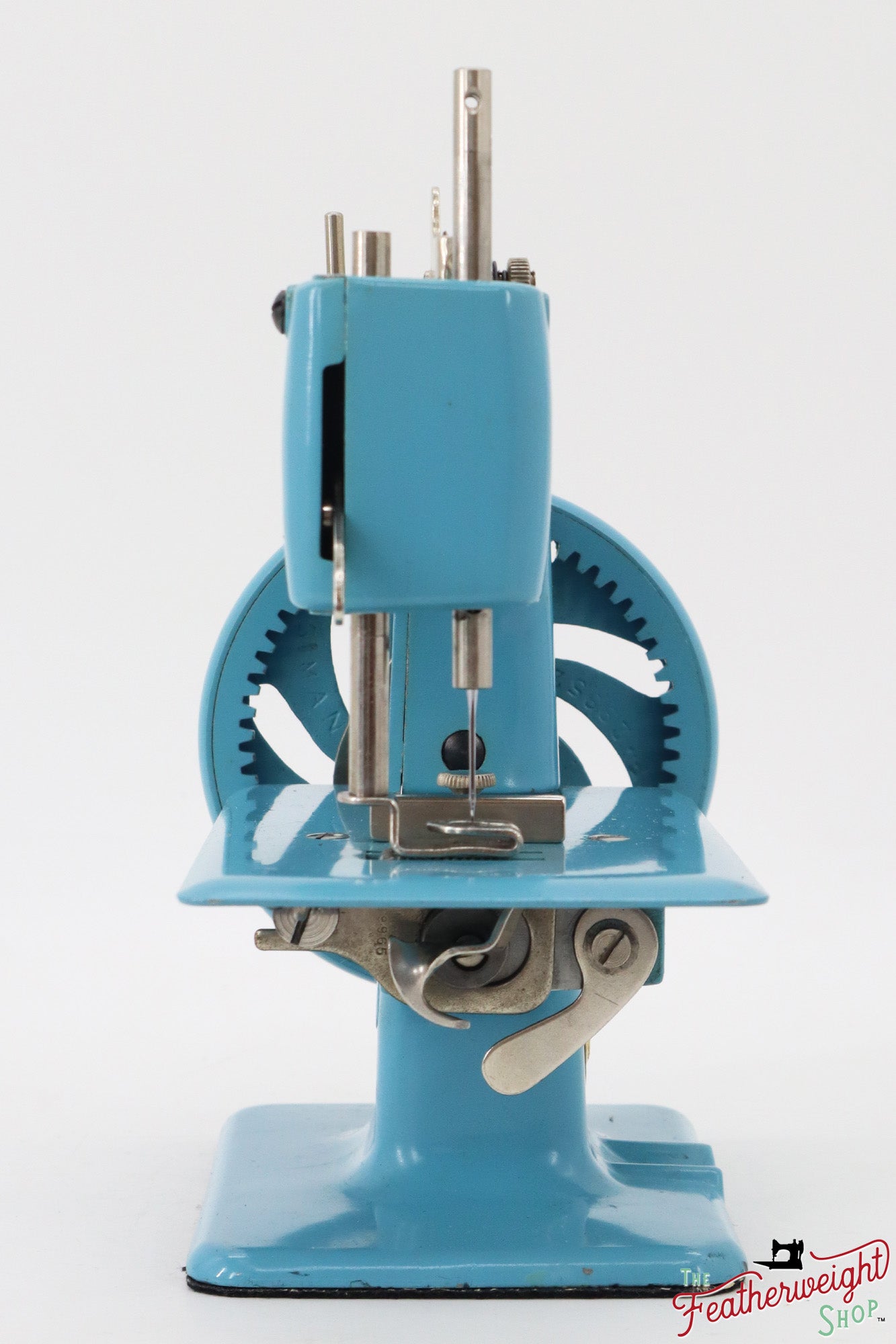 Singer Sewhandy Model 20 - Light Azure - RARE, Complete Italian Set