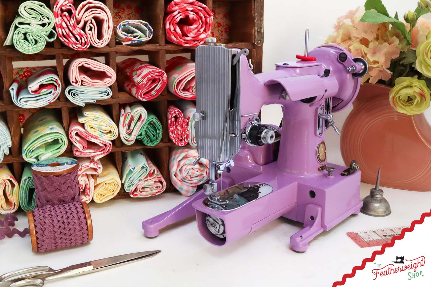 Singer Featherweight 222K - EJ908*** - Fully Restored in Lilac