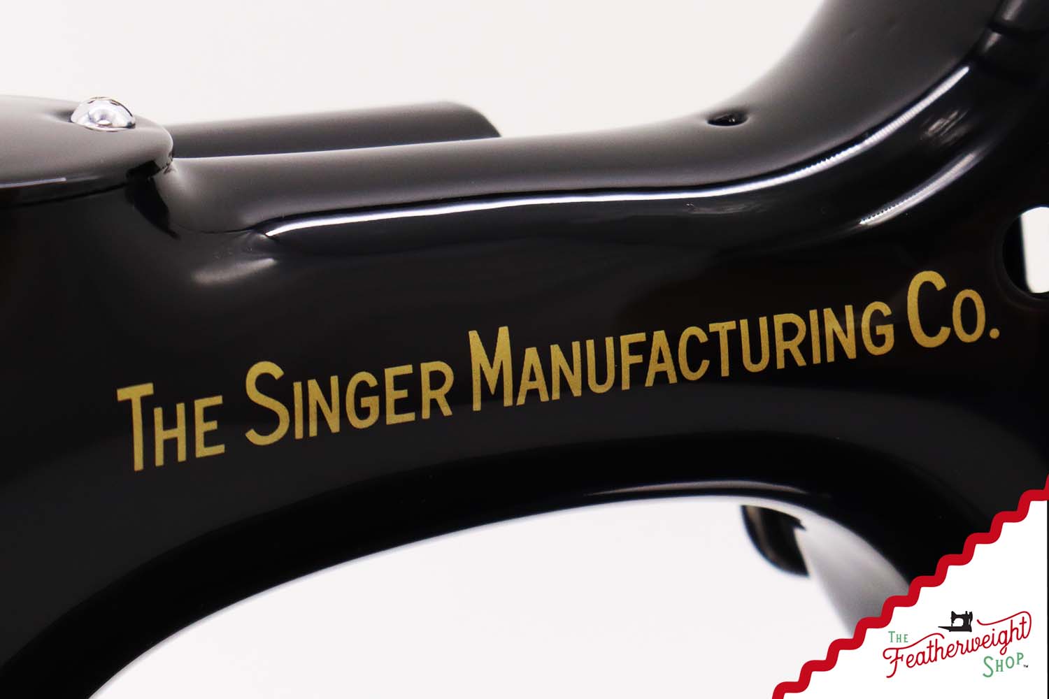 Singer Featherweight 221, Chicago World's Fair, Fully Restored in Gloss Black, AD54455* - RARE