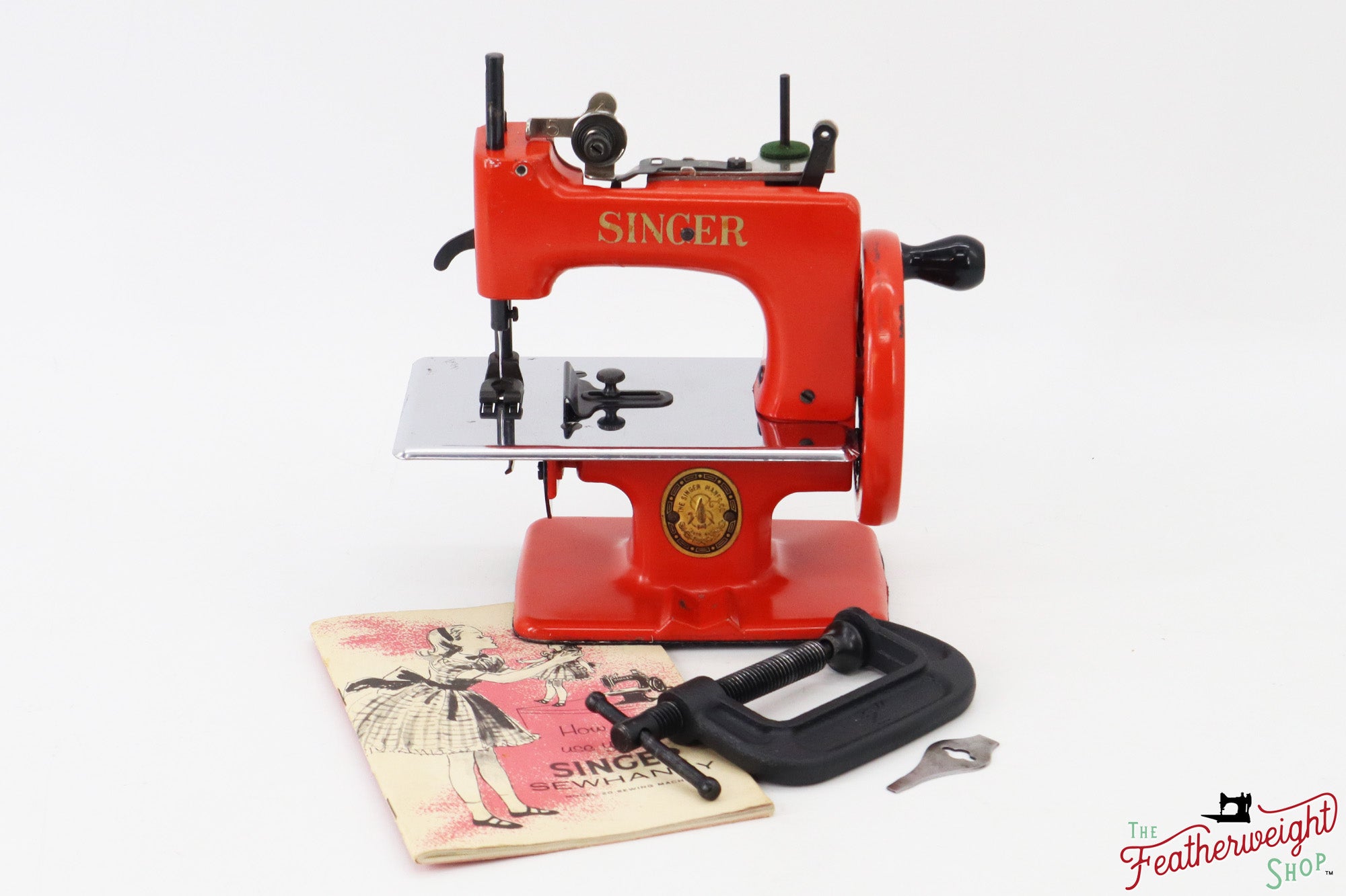 Singer Sewhandy Model 20 - Original Poppy Red - RARE, Feb. 2024 Faire